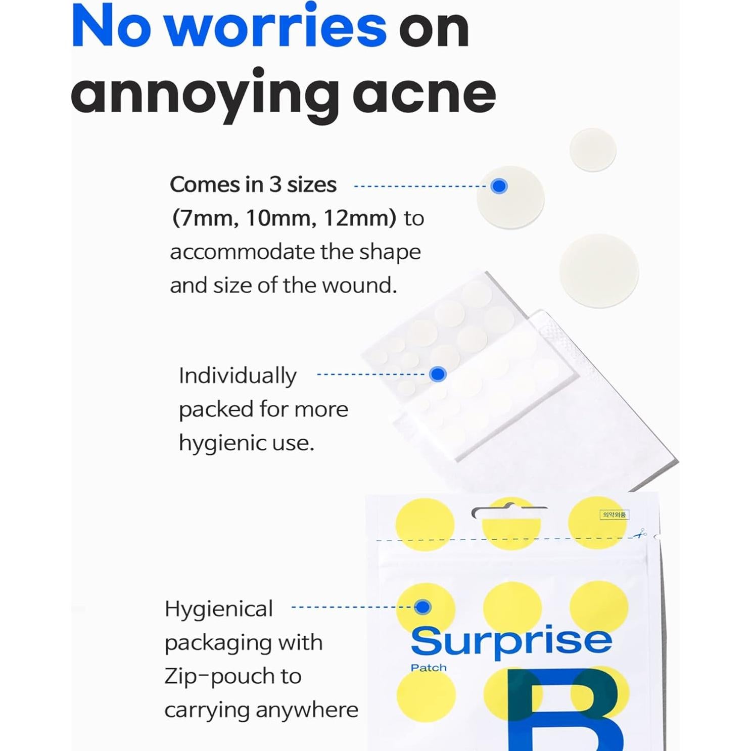 Parche Hidrocoloide TIA'M para Acné - 24 Unidades