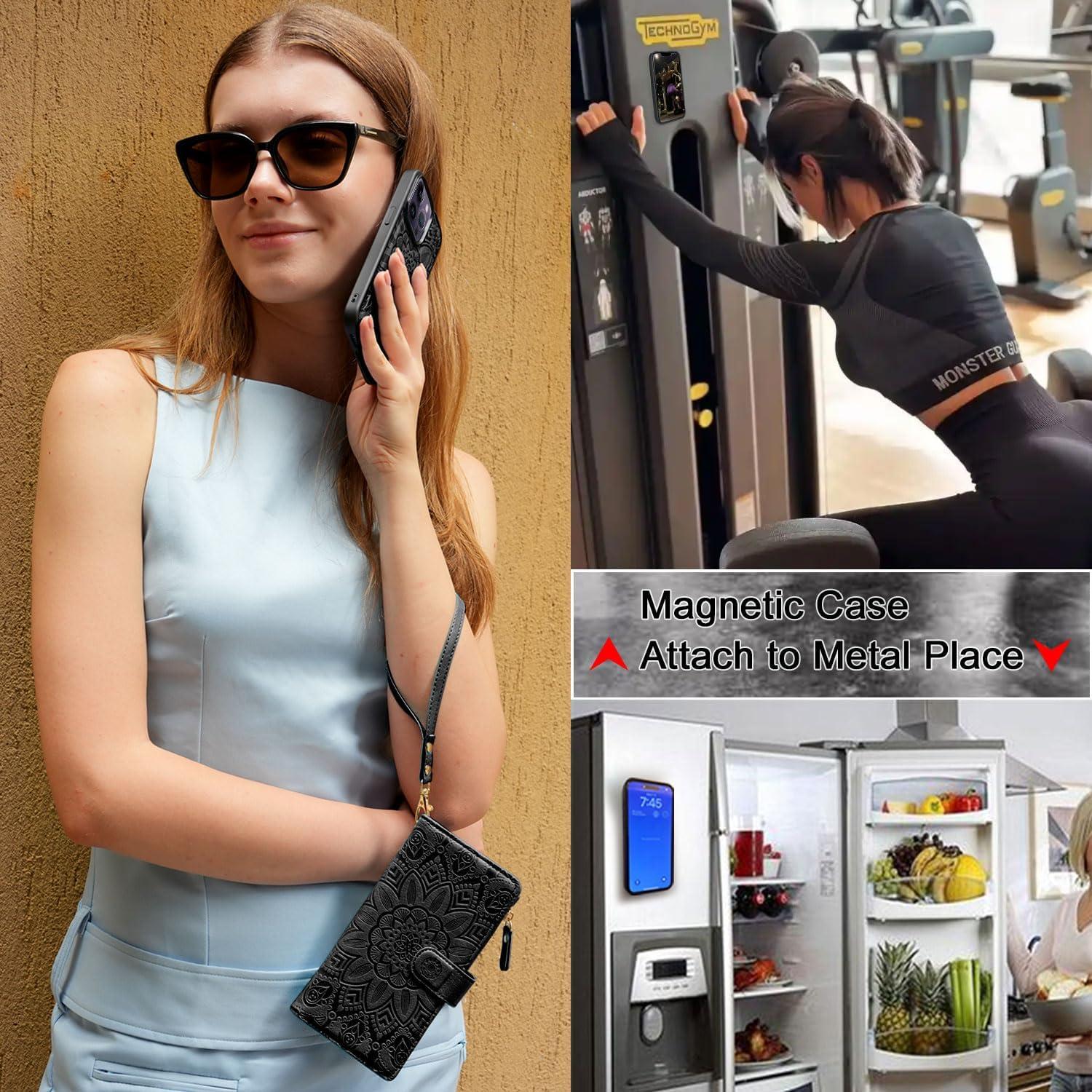 Funda de Cartera Desmontable Harryshell para iPhone 14 Pro Max 2022