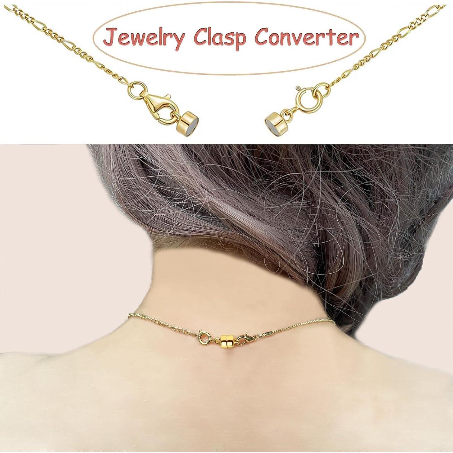 Cierres Magnéticos OHINGLT 12 Pcs Oro y Plata para Joyería