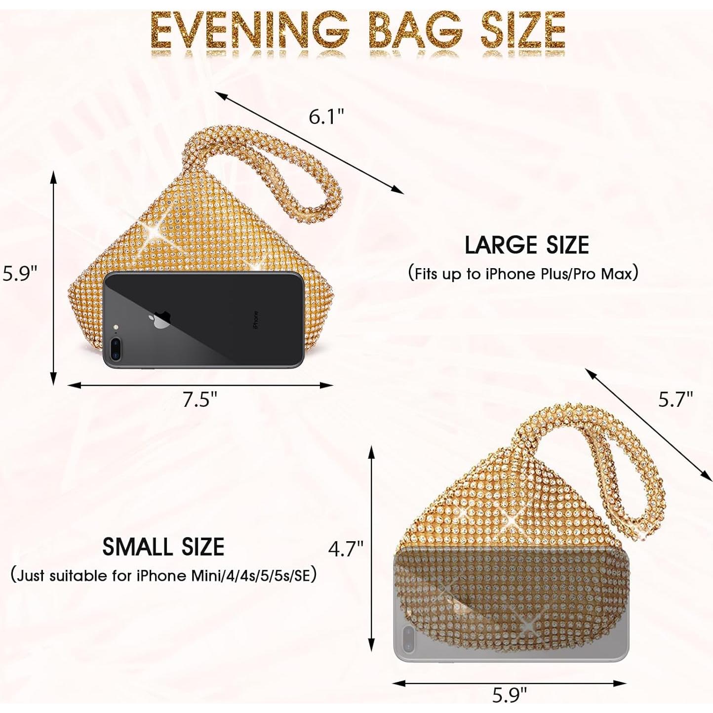 Bolso de Mano JIAN YA NA para Dama de Honor - Grande Dorado