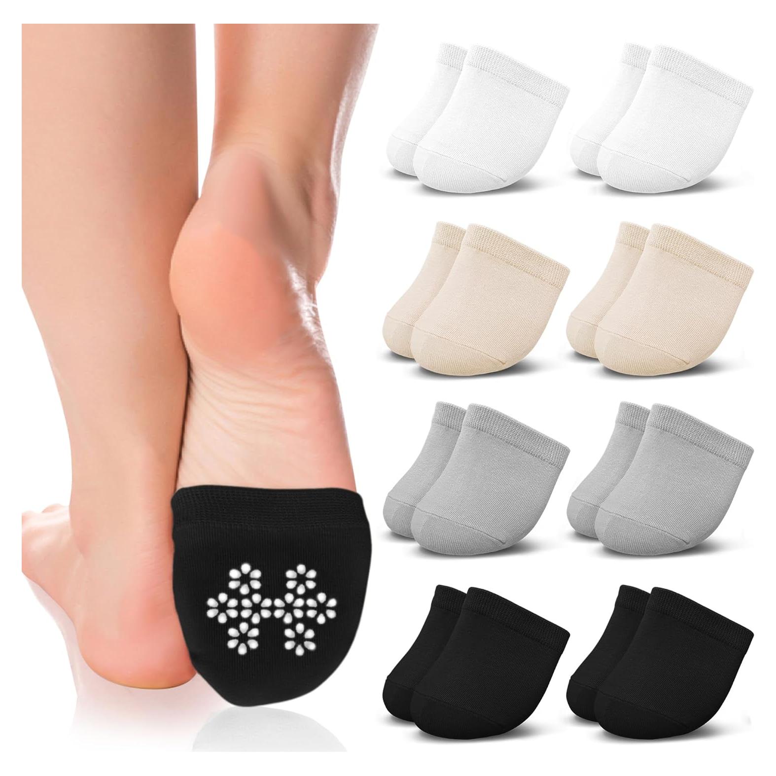 Medias Invisibles Antideslizantes Jinny's Shoppe Mujeres 8 pares