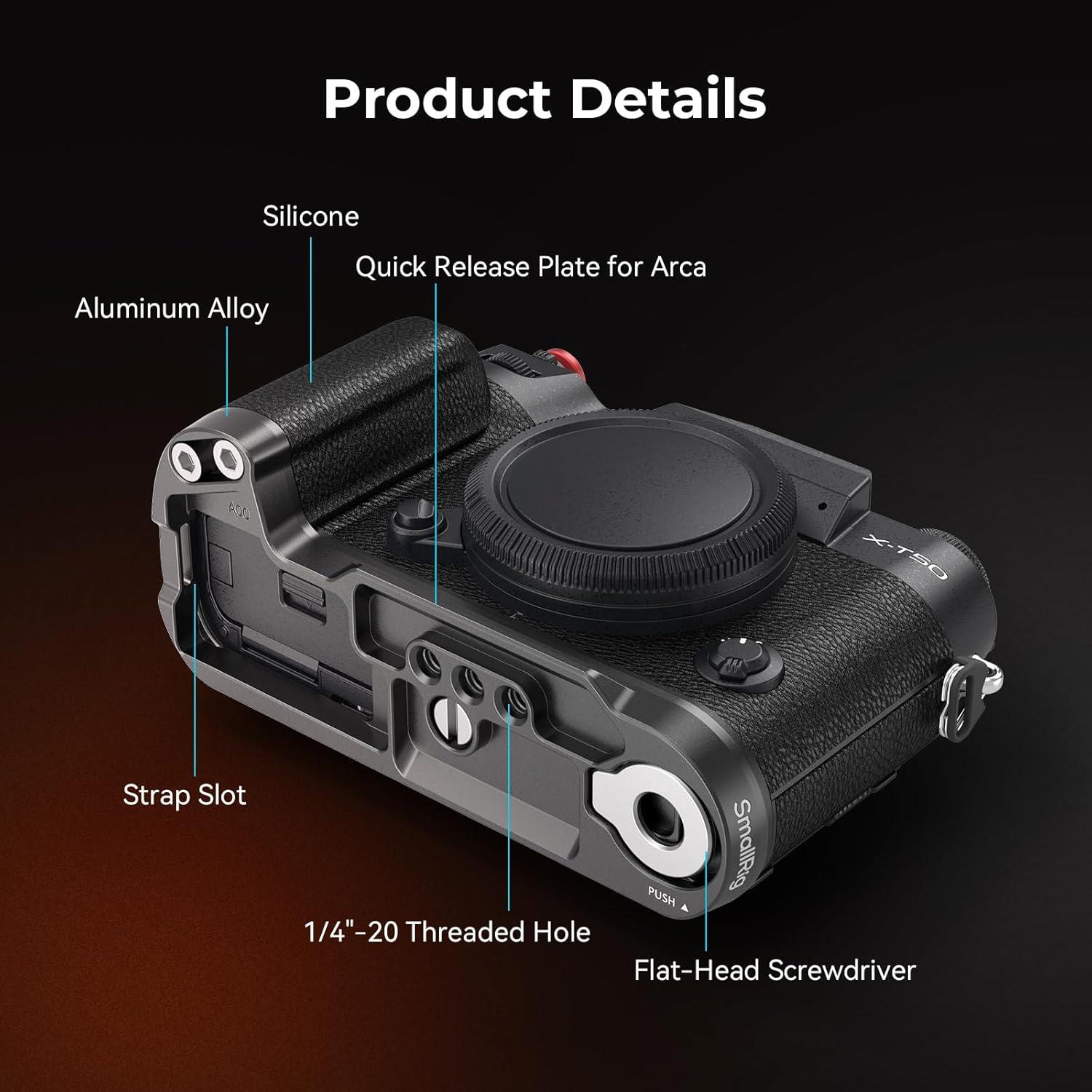 Mango en L de Silicona SmallRig 4783 para FUJIFILM X-T50