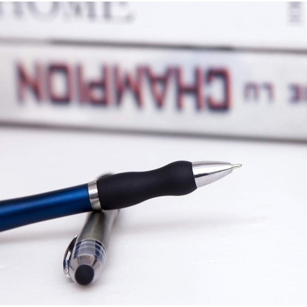 Bolígrafos 2 en 1 Linbsunne Punta Media 1.0mm Tinta Negra - 10 Pzs