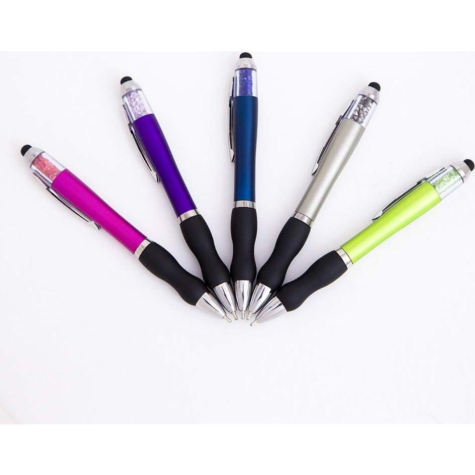 Bolígrafos 2 en 1 Linbsunne Punta Media 1.0mm Tinta Negra - 10 Pzs