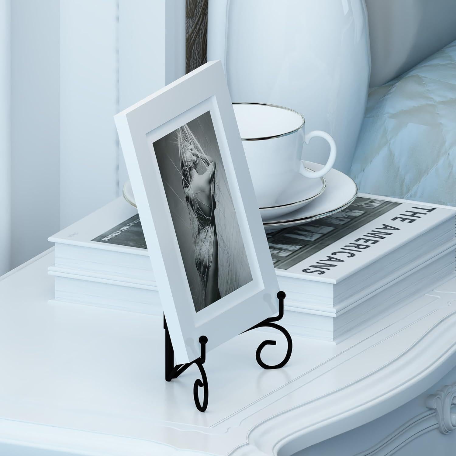 Soporte Plegable para Platos HEMYLU 15 cm Negro - Exhibición