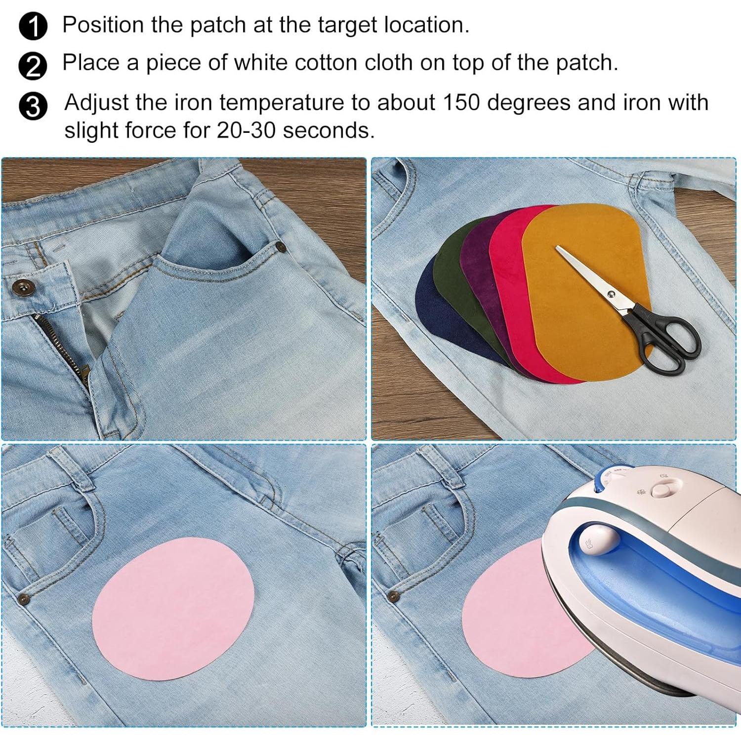 Parches Termoadhesivos PATIKIL Albaricoque 14x11 cm - 8 Piezas