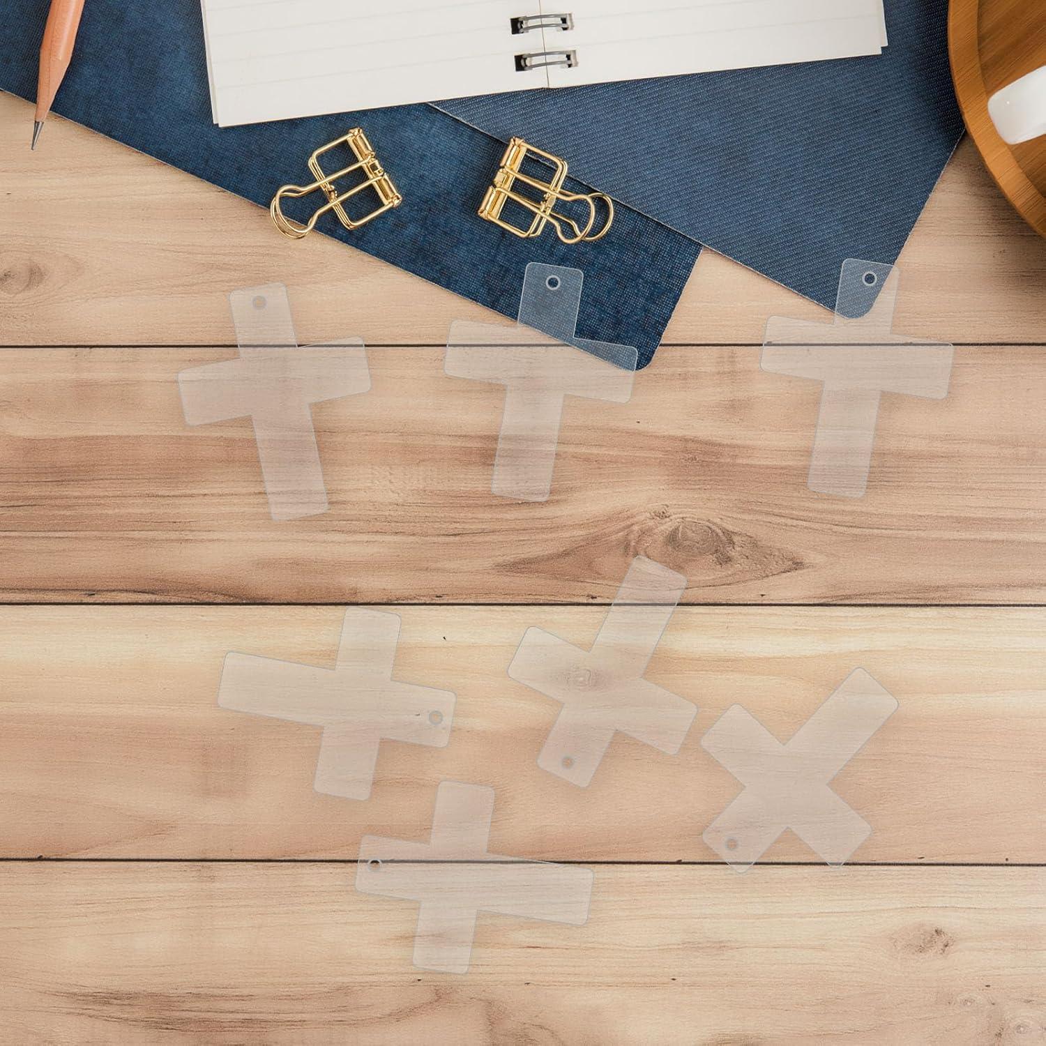 Llavero Acrílico Transparente YaeYur 12PCS 4x5cm para DIY