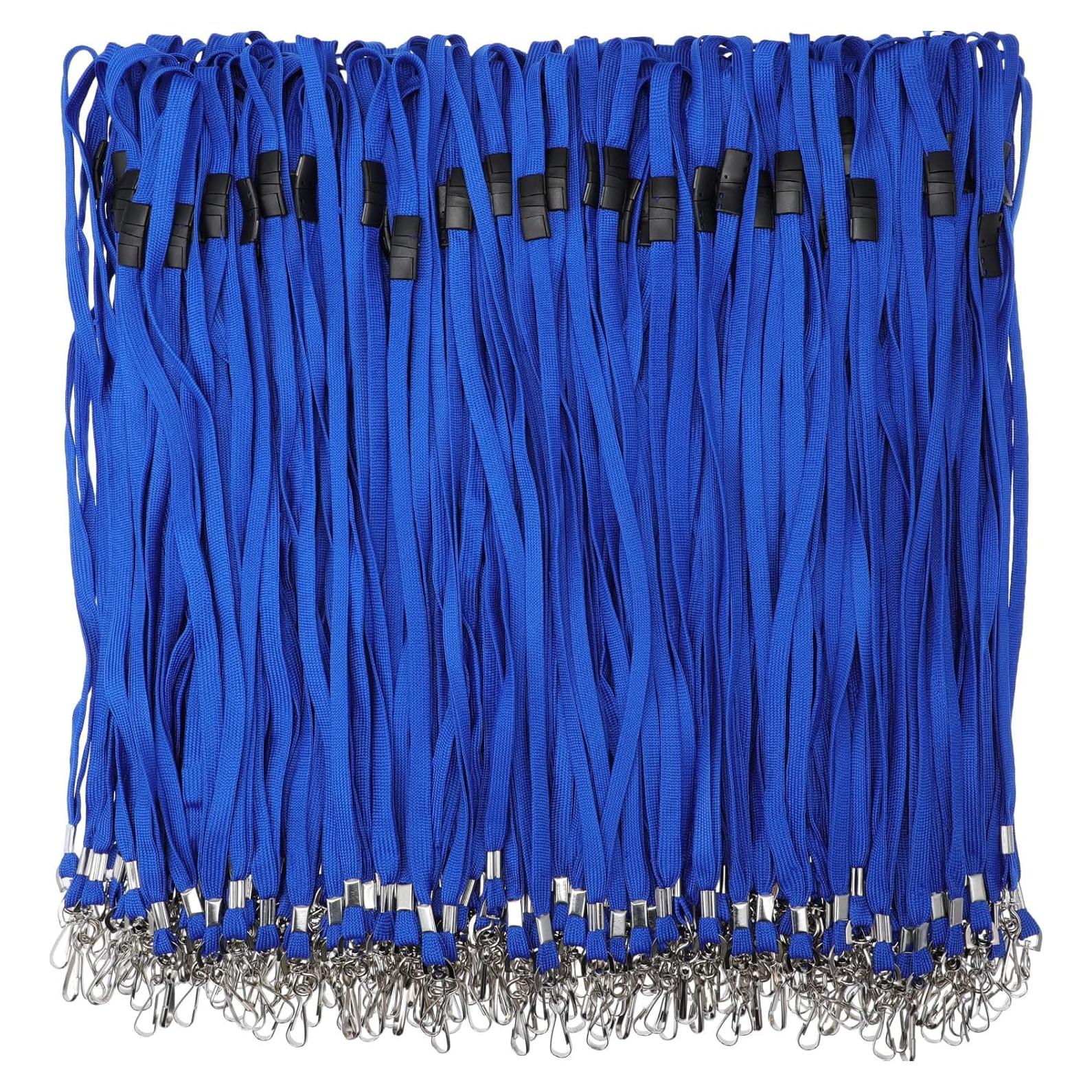 Cuerdas de Seguridad Windyun para Identificaciones - 500 Piezas Azul