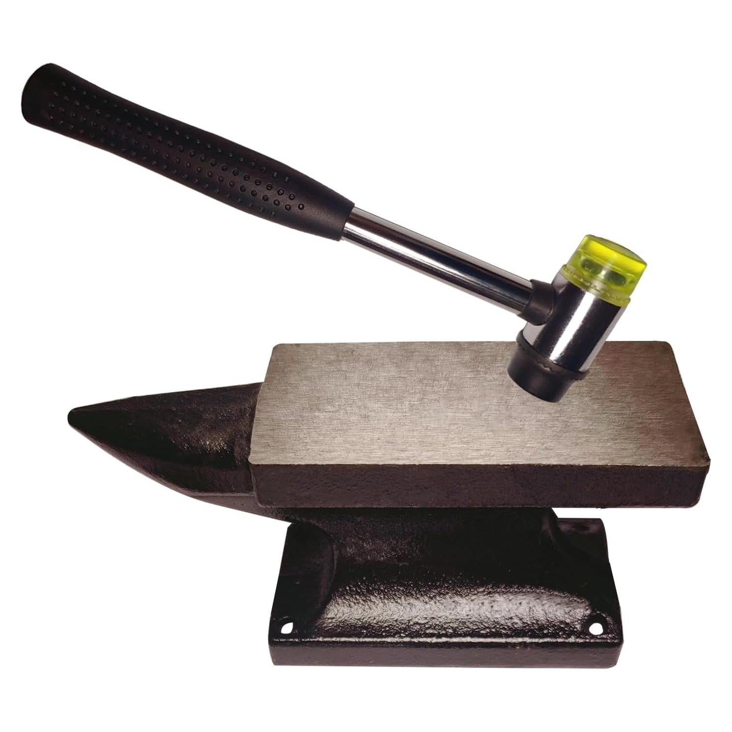 Juego de Yunque Mini Hyecen 1.36 kg con Martillo de Goma