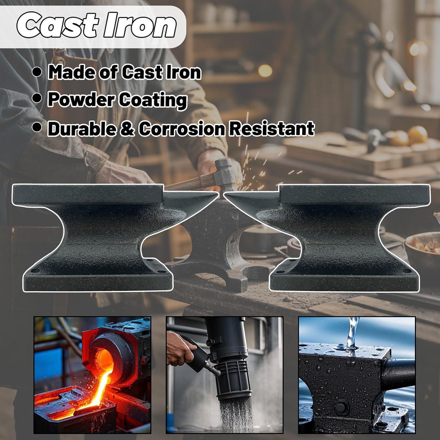 Juego de Yunque Mini Hyecen 1.36 kg con Martillo de Goma