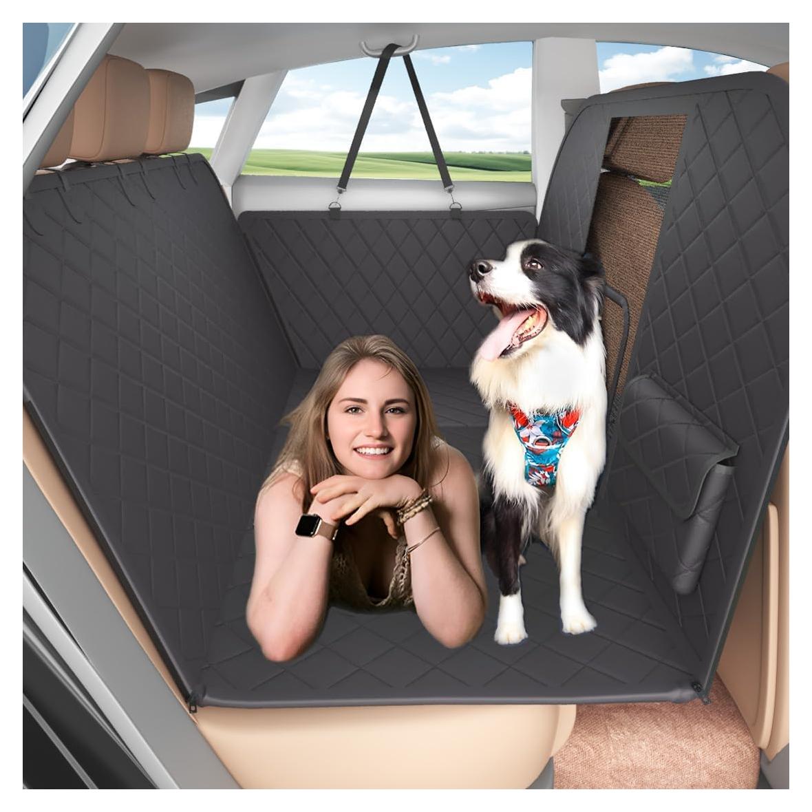Funda de Asiento Trasero para Perros DOG SEAT COVER Negro 61x44.8cm