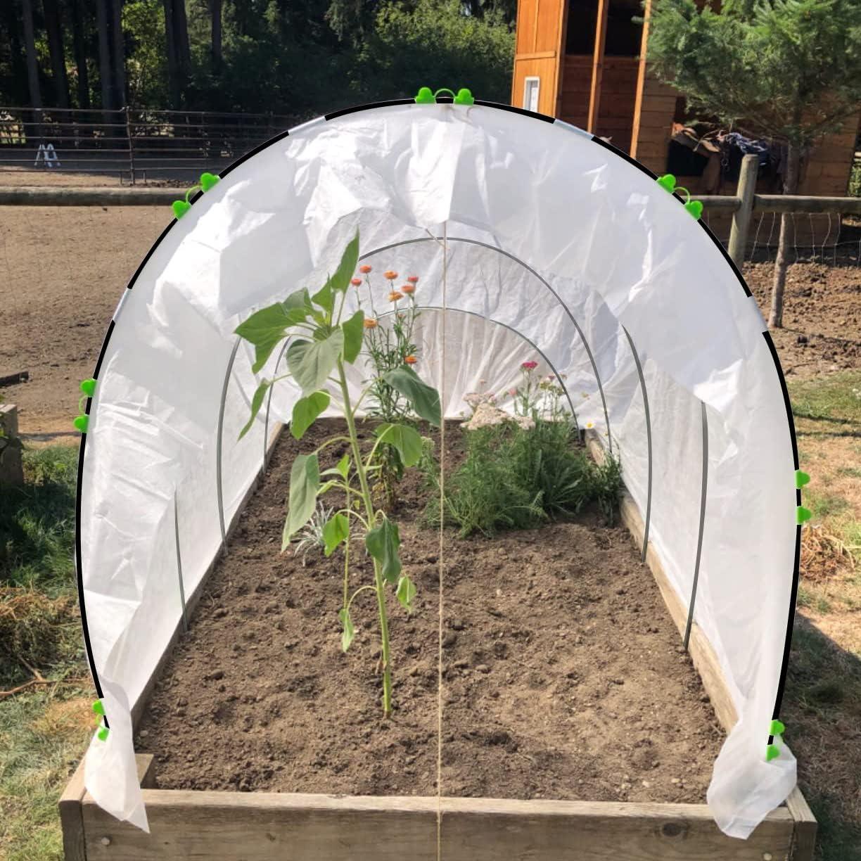 Túnel de Crecimiento Xuwzenkl 5 Juegos Arcos 2.13m Fibra de Vidrio