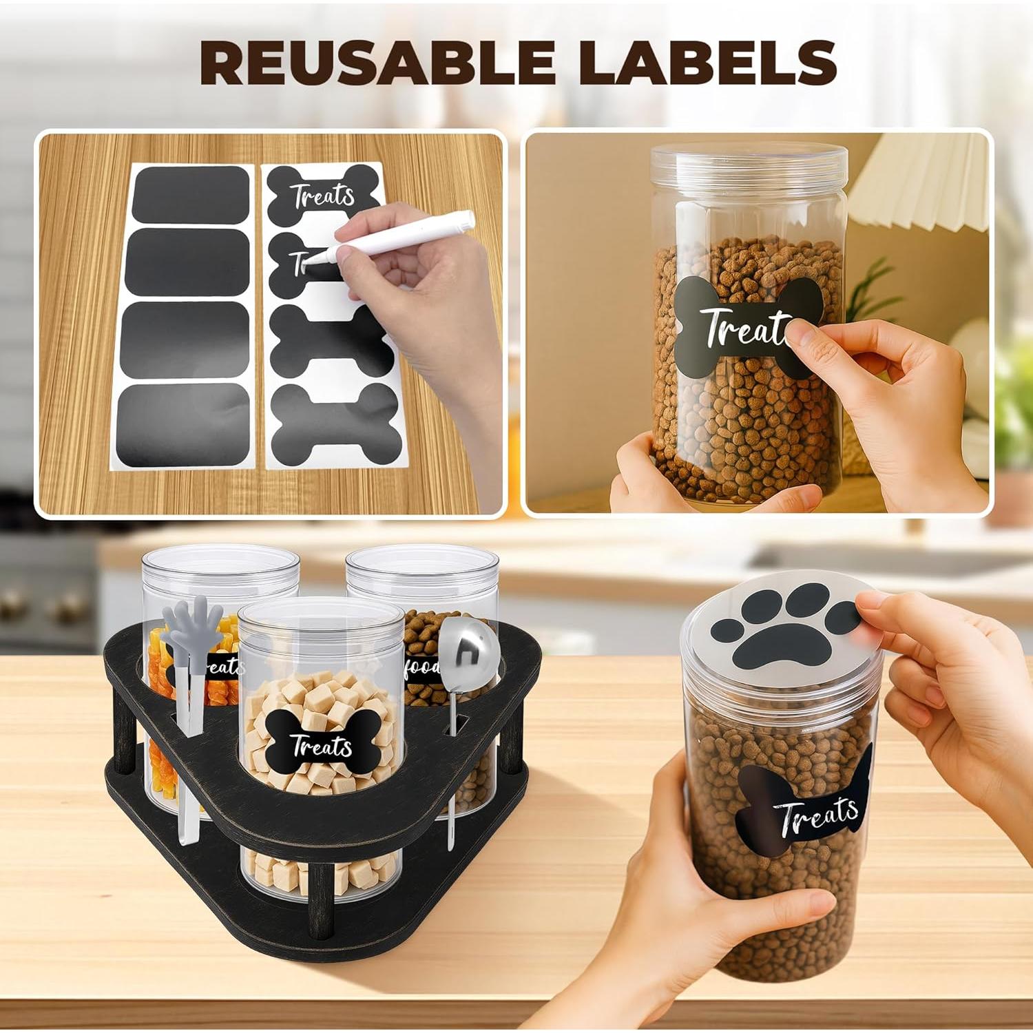 Juego de 3 Contenedores de Almacenamiento Herméticos HOYTAMDAR