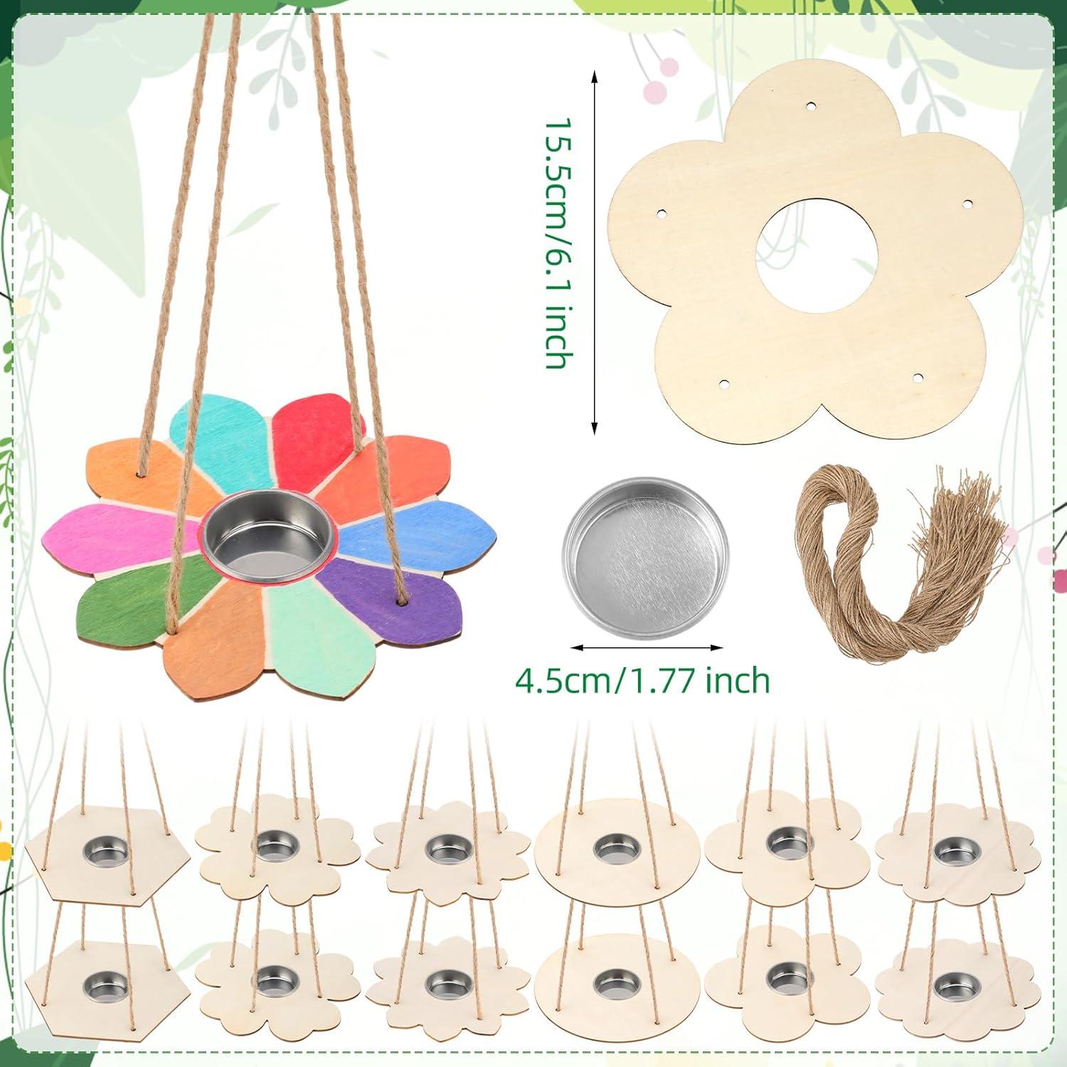 Kit de Alimentador de Aves DoubleFill 12 Pcs Madera DIY