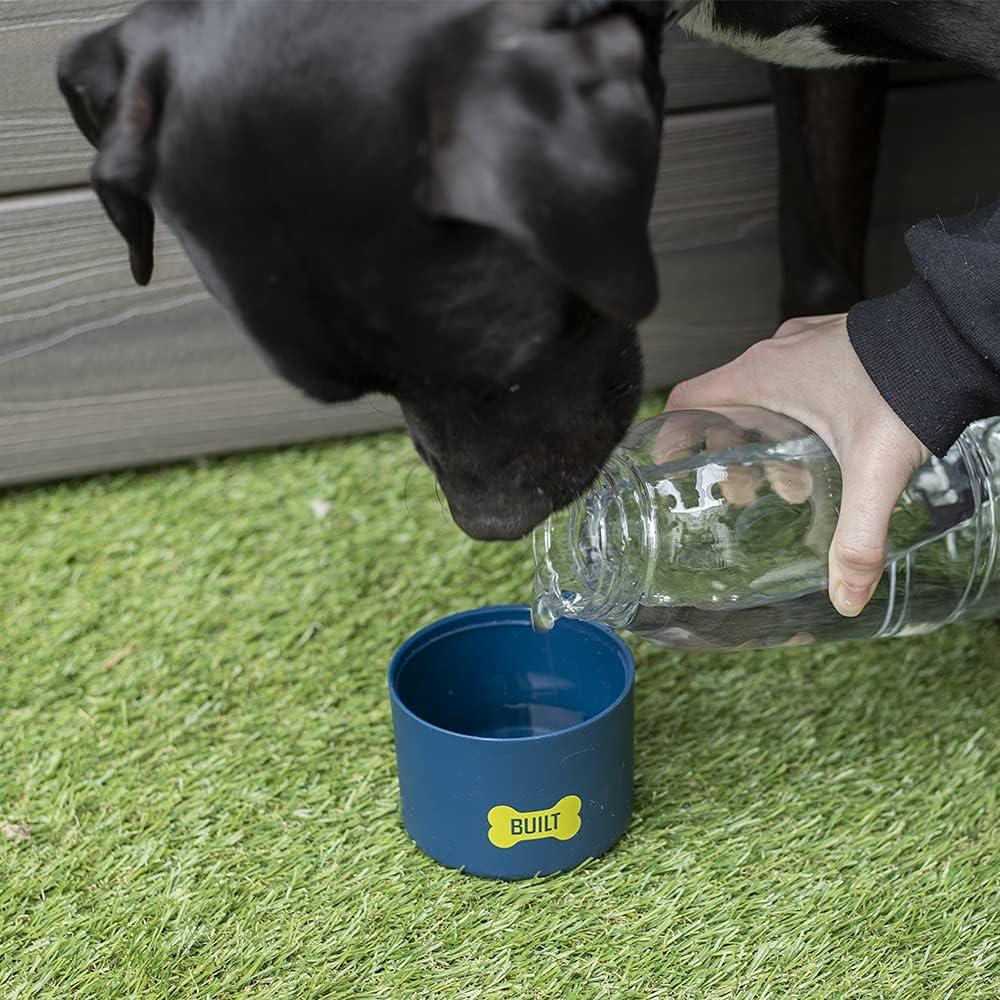 Botella de Tritan para Perros 1.0L con Bol 350ml Navy