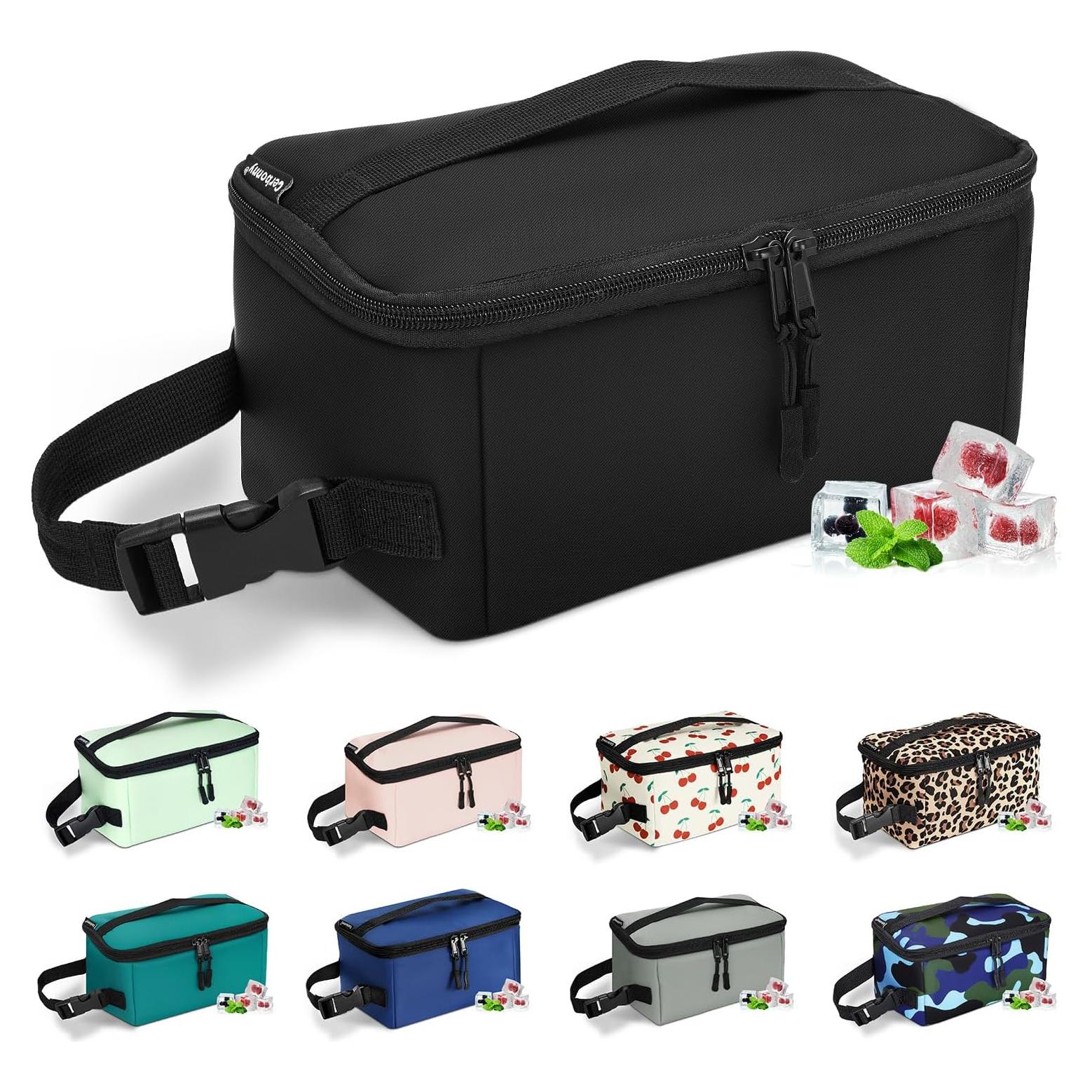 Bolsa de Almuerzo Térmica Cerbonny Negra 3.5L Congelable