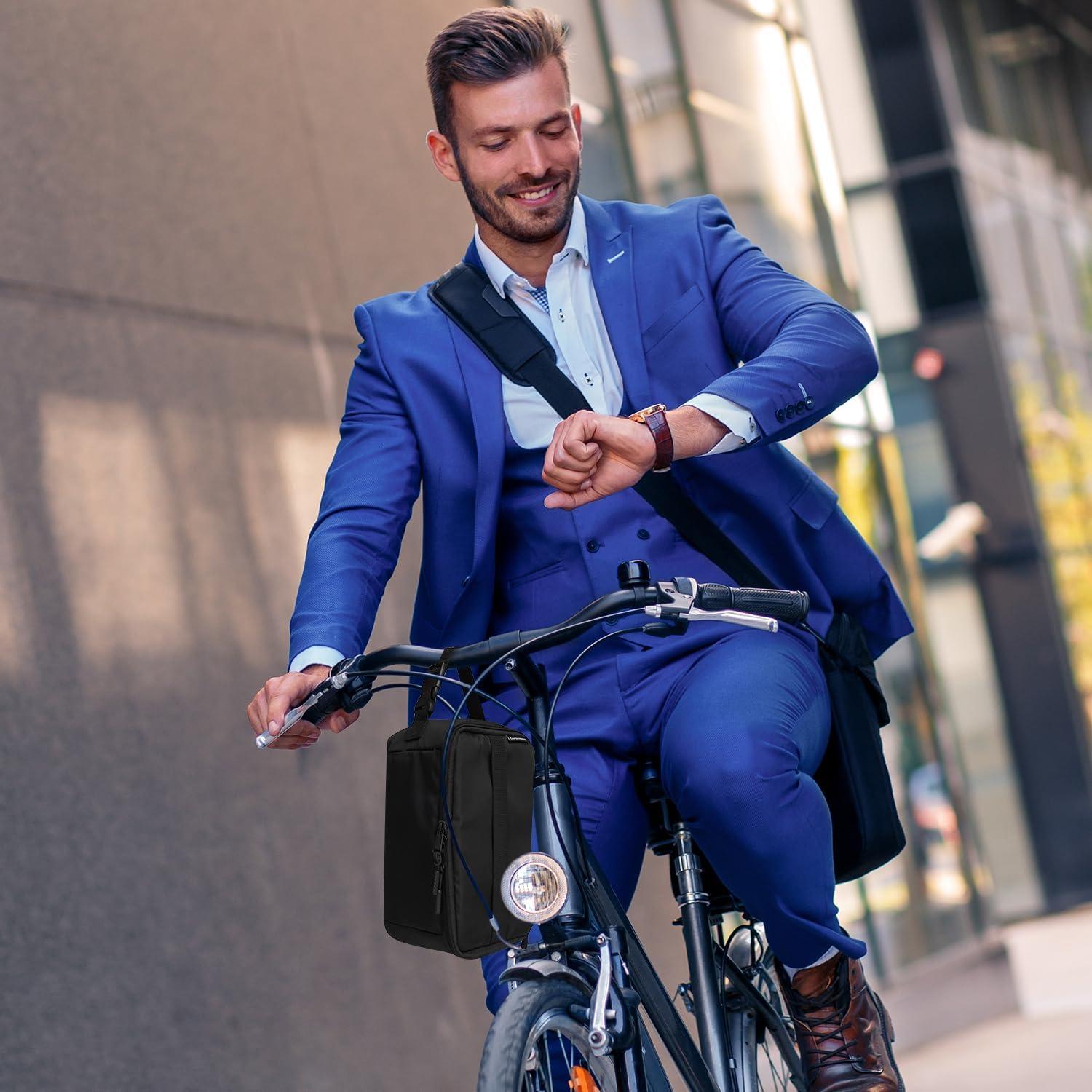 Bolsa de Almuerzo Térmica Cerbonny Negra 3.5L Congelable