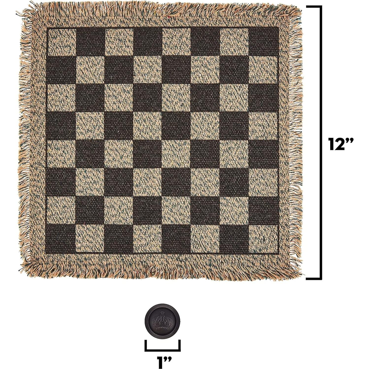 Alfombra de Damas Mini MBG 3 en 1 Reversible 30x30 cm