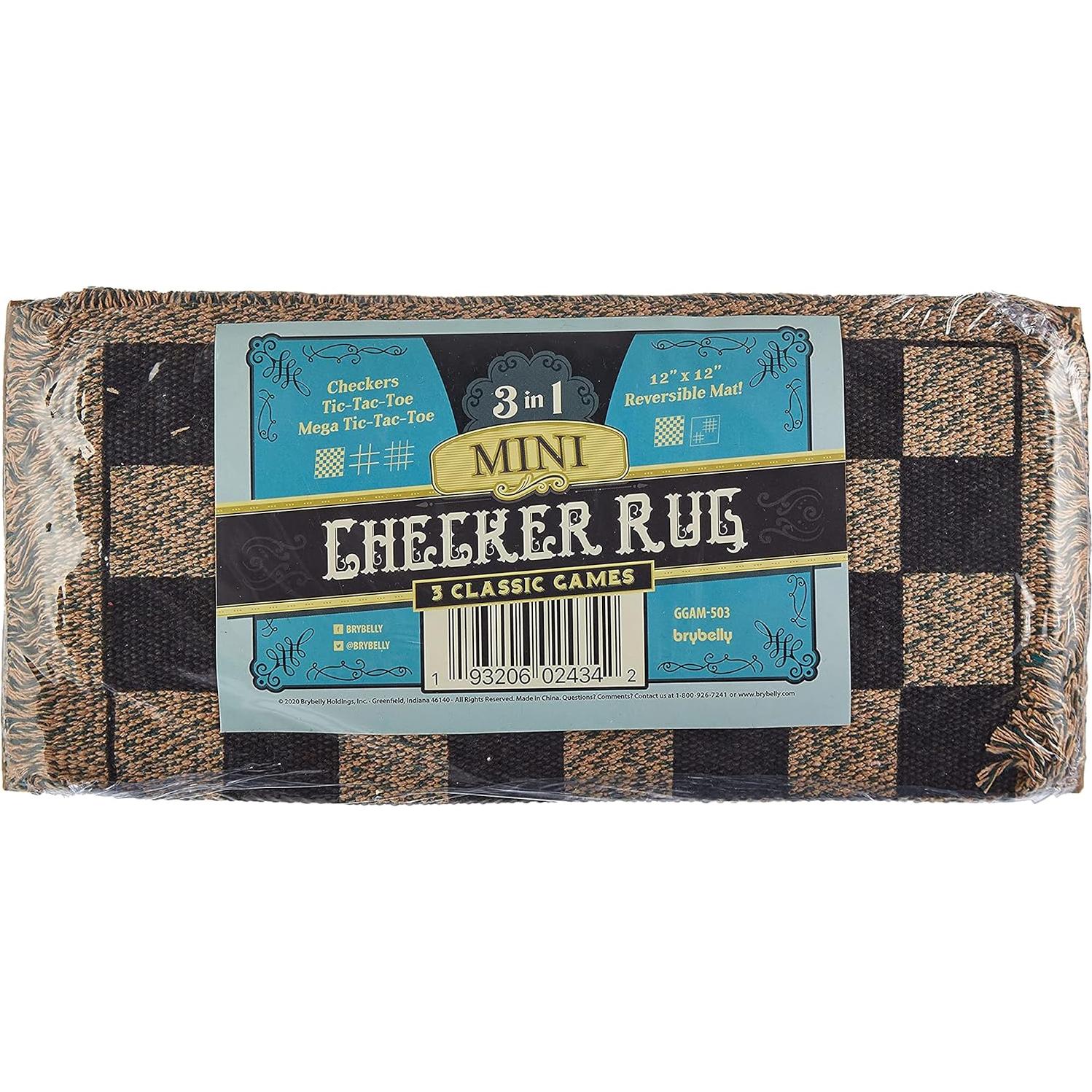 Alfombra de Damas Mini MBG 3 en 1 Reversible 30x30 cm