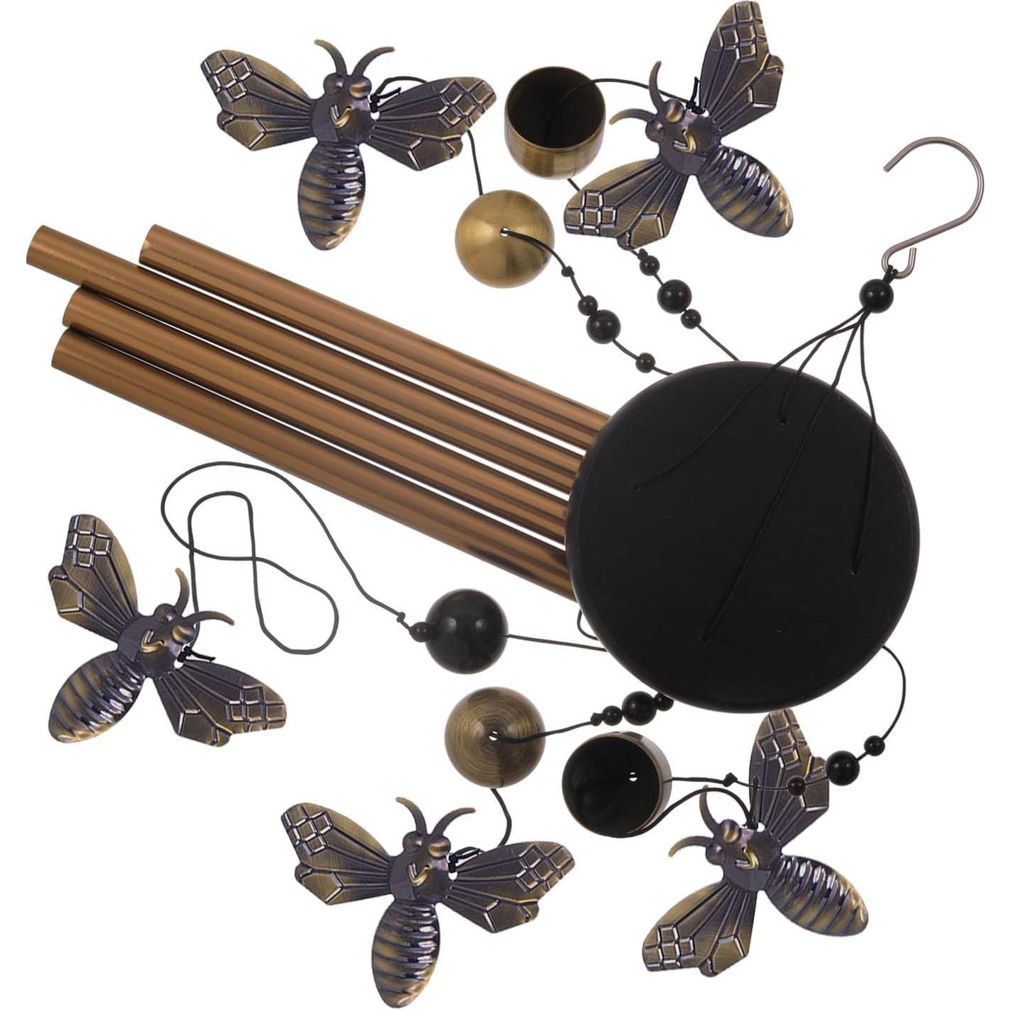 Campanas de Viento de Jardín xxschy - 4 Tubos de Aluminio 71 cm