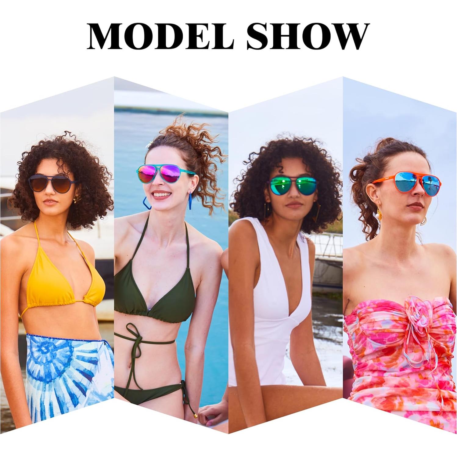 Gafas de sol vintage polarizadas Lasiyanor UV400 TR-90