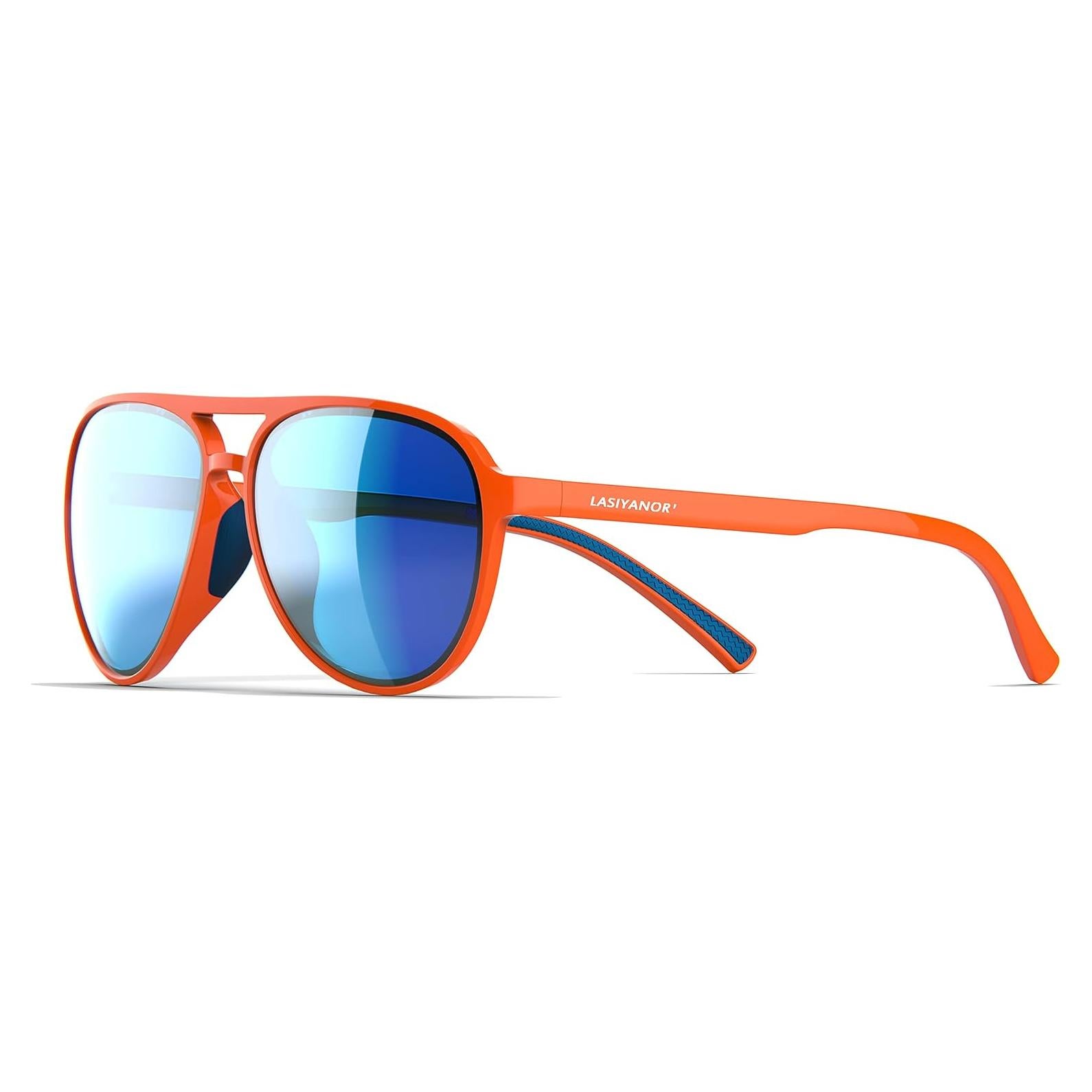 Gafas de sol retro polarizadas Lasiyanor UV400 para hombres y mujeres