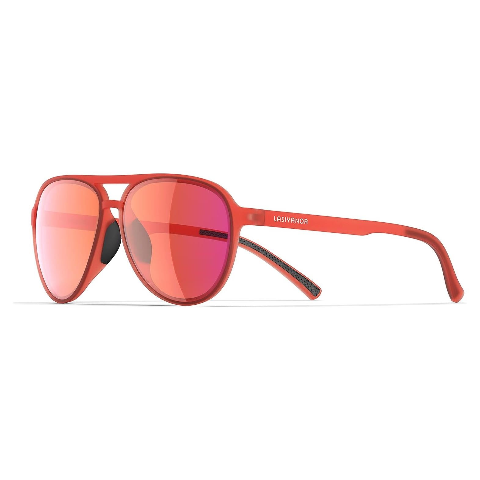 Gafas de Sol Vintage Polarizadas Lasiyanor UV400 Rojo