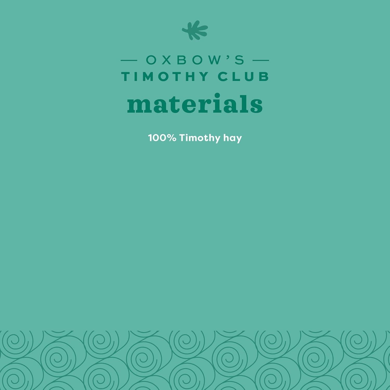 Mat de Heno de Timothy Oxbow Mediano 100% Natural para Mascotas