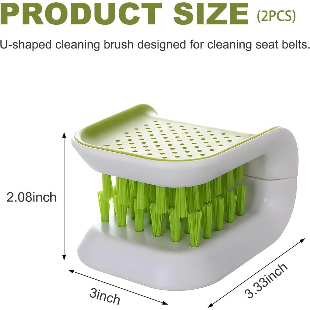 Cepillo de Limpieza Doble Cara KVAEY para Cinturón de Seguridad