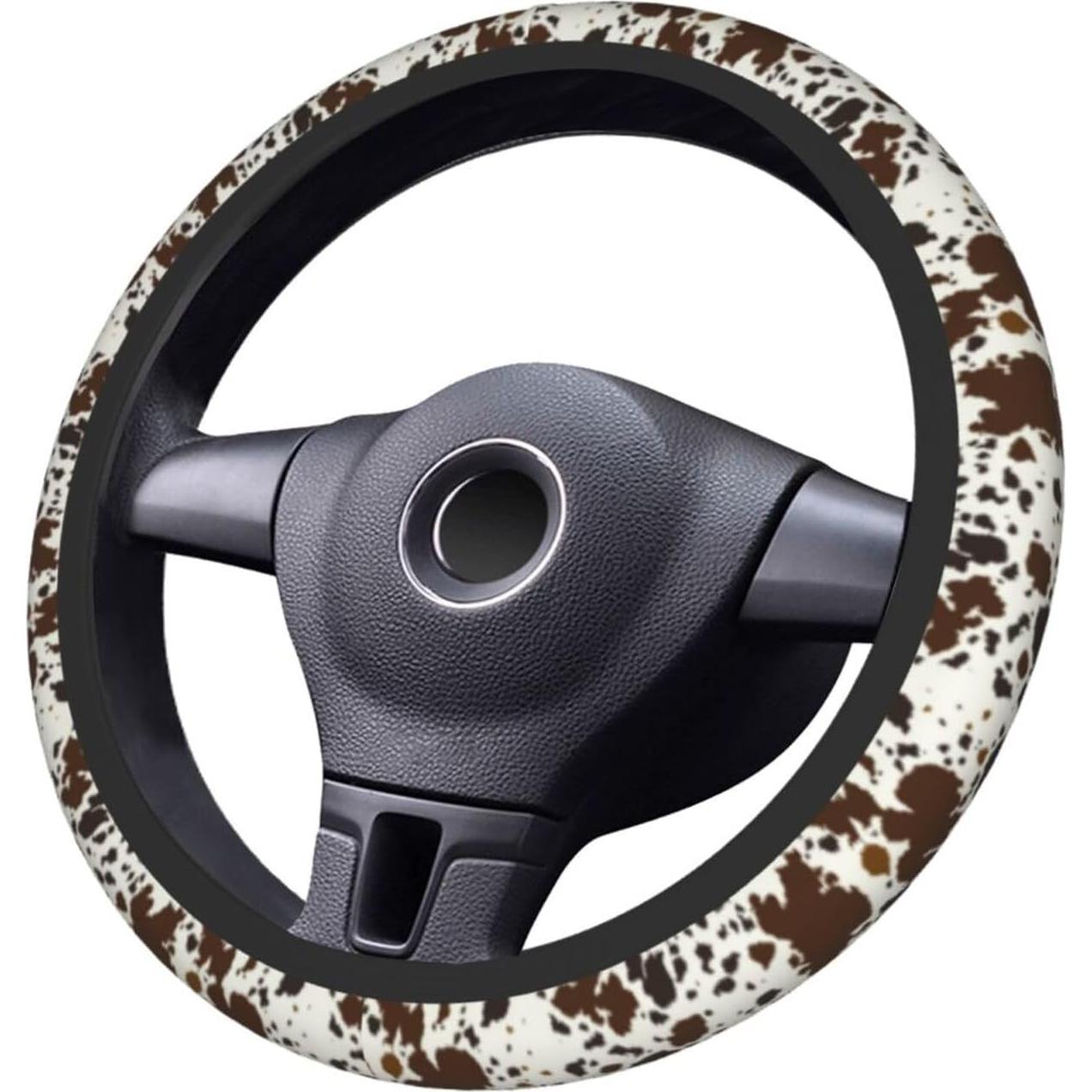 Cubierta de Volante Yobvec Universal 37-39 cm Vaca Marrón