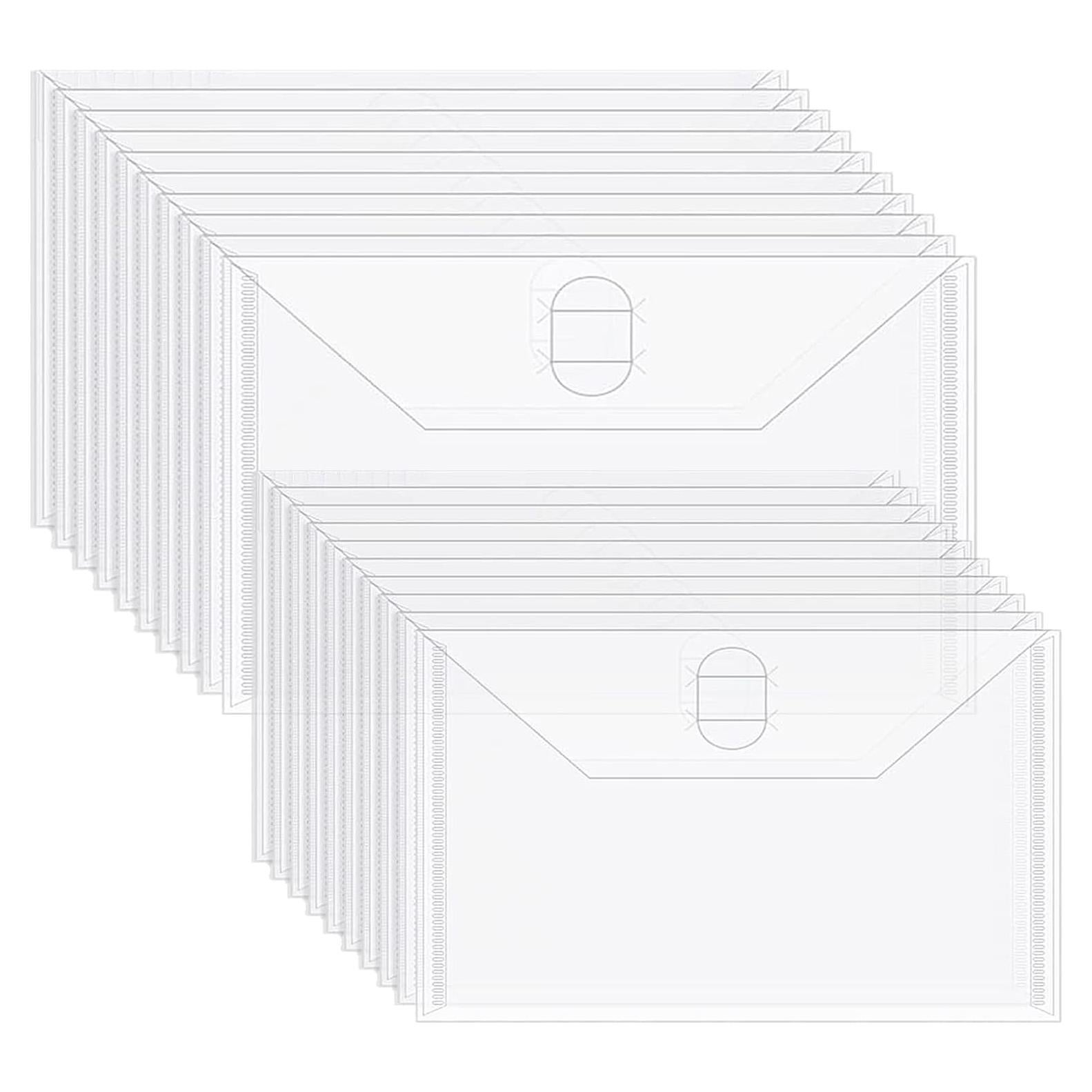 20 Piezas Bolsas de Almacenamiento Plástico CYFUN 18x13cm y 10x24cm