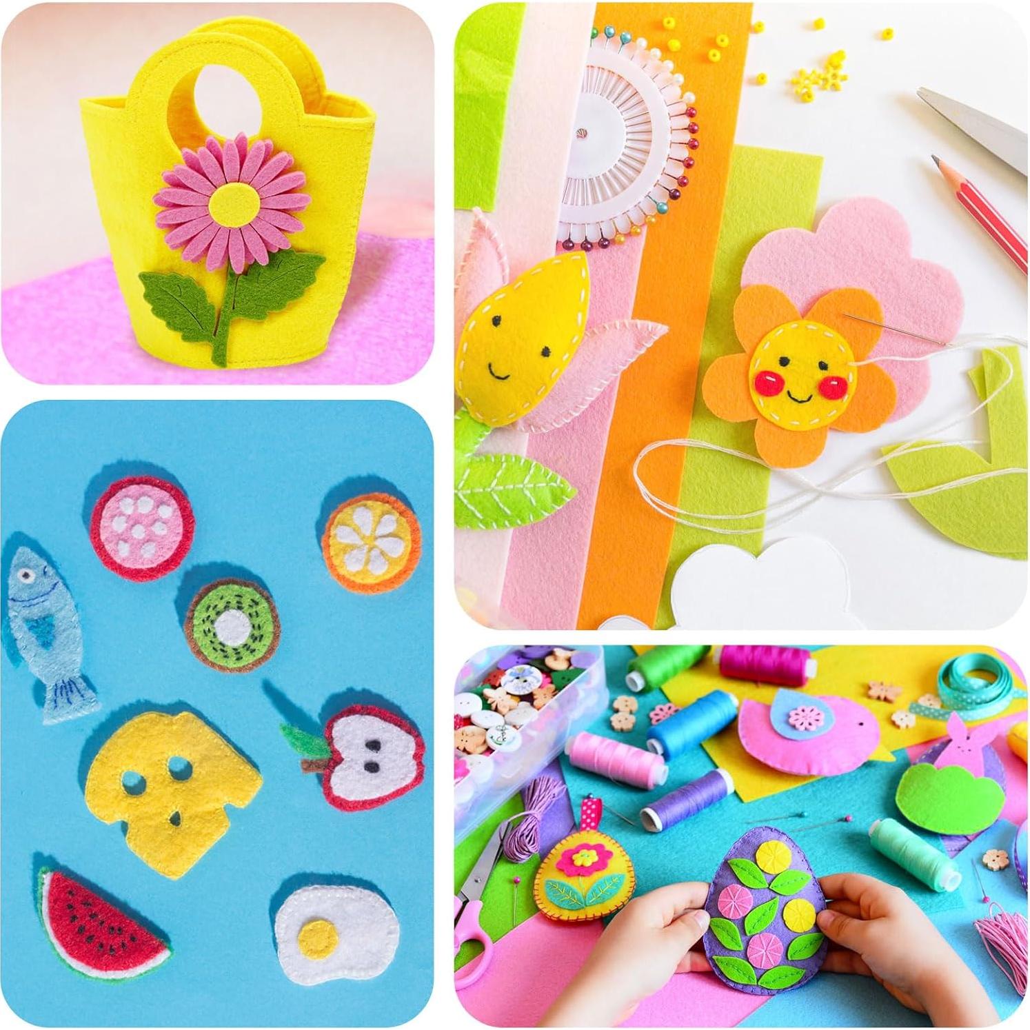 120 Círculos de Fieltro Autoadhesivos uxcell 10mm Negro