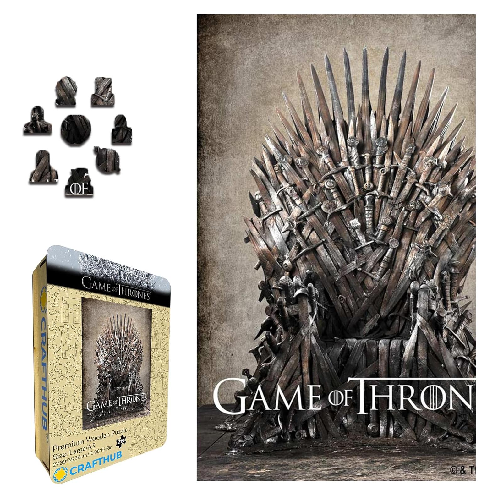 Rompecabezas de Madera Game of Thrones A3 309 Piezas