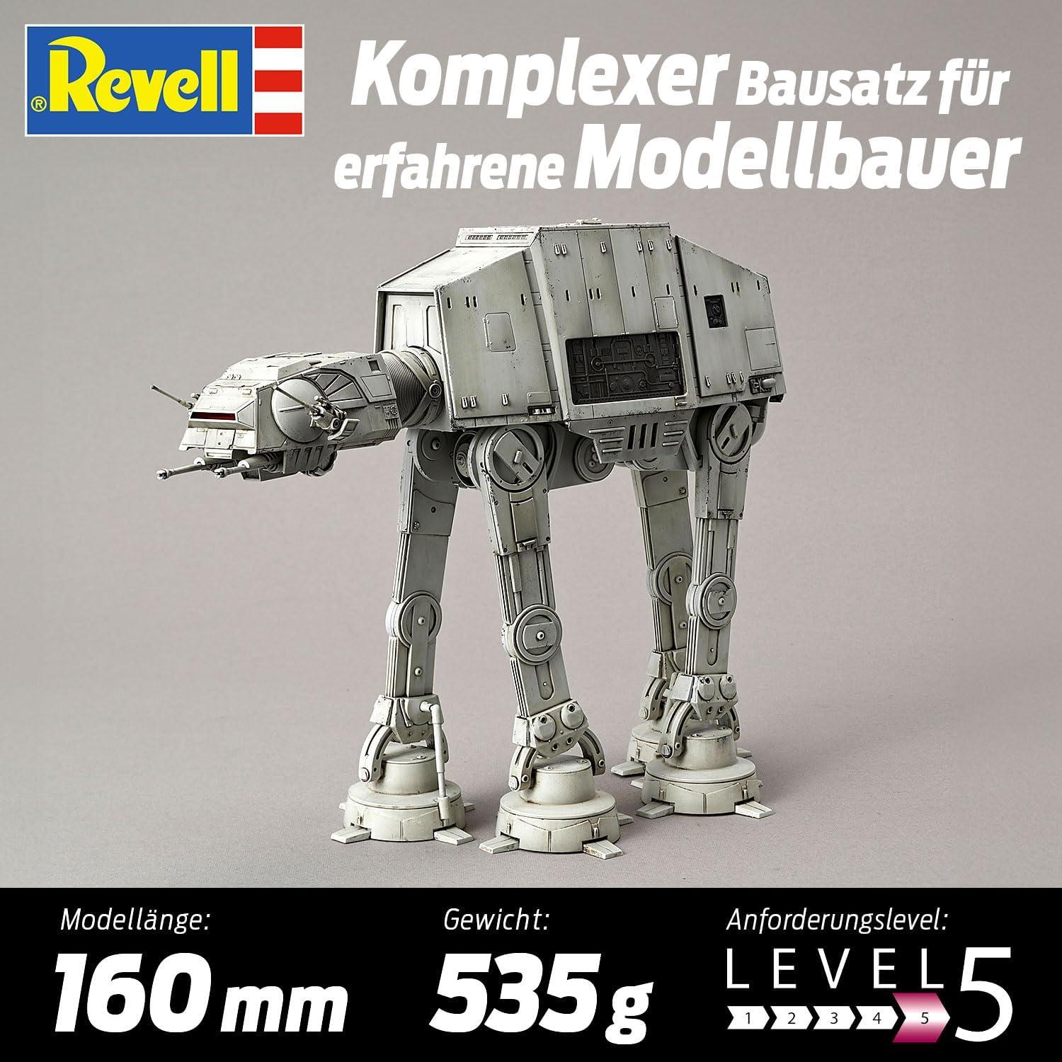 Kit de Modelo Plástico Revell AT-AT Star Wars 1:144
