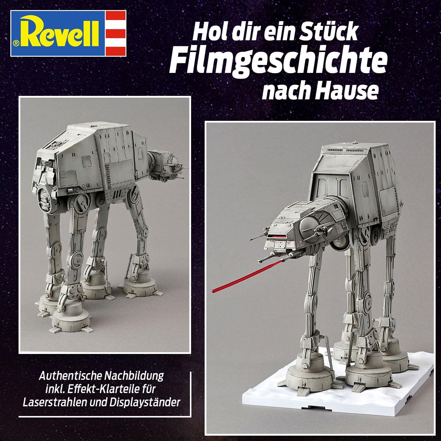 Kit de Modelo Plástico Revell AT-AT Star Wars 1:144