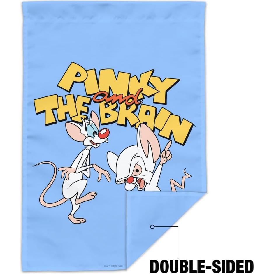 Bandera de Jardín Graphics & More Pinky y el Cerebro 48x33 cm