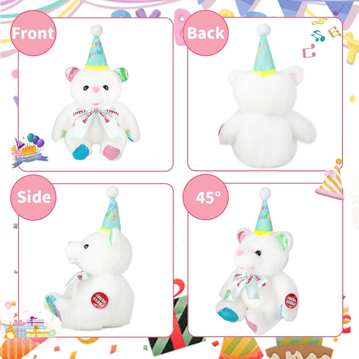 Oso de Peluche Musical Humor Ted 30 cm Azul Interactivo