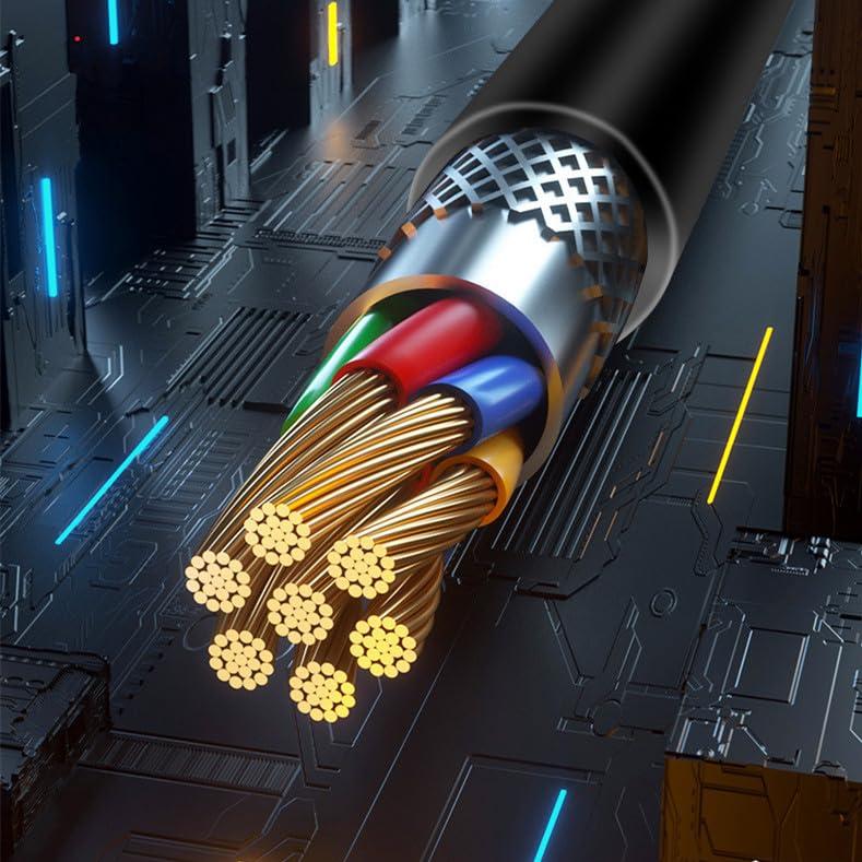 10 Cables de Carga USB C a C Weishan 1m Carga Rápida 48W