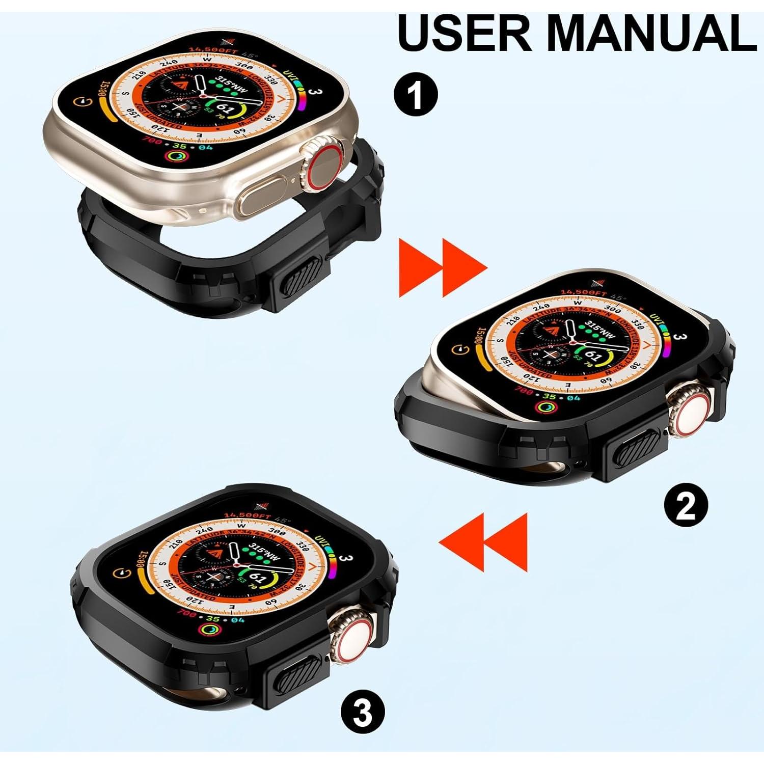 Funda Bumper Flexible BOTOMALL para Apple Watch Ultra 49mm