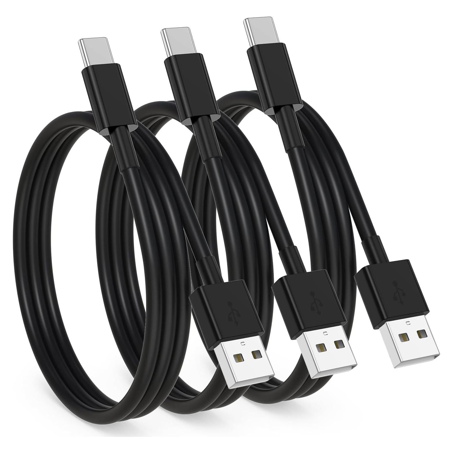 Paquete de 3 Cables USB A a C 3FT deloni para iPhone 15/16