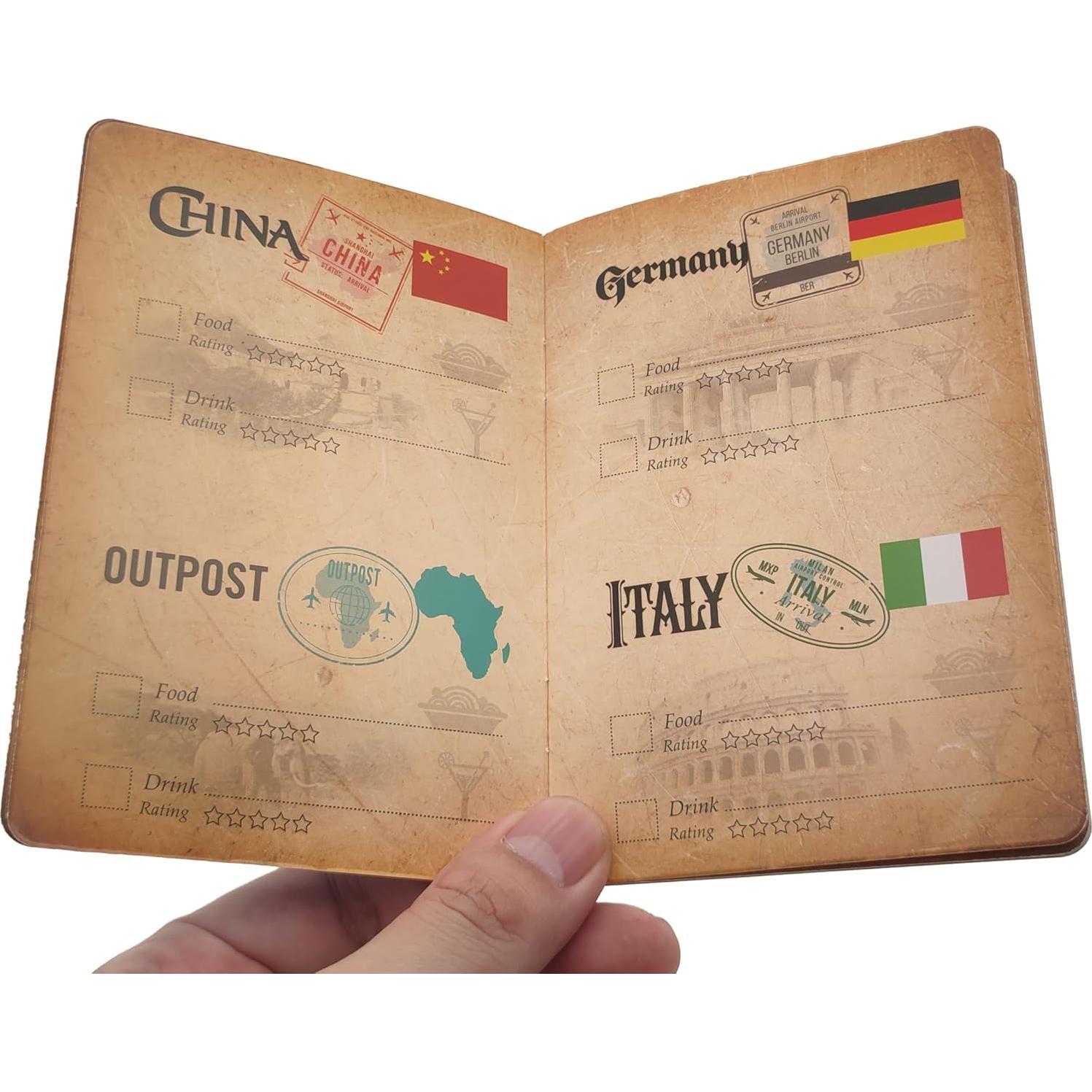 Portafolios de Pasaporte Epcot ASVP Negro Unisex 13x9 cm