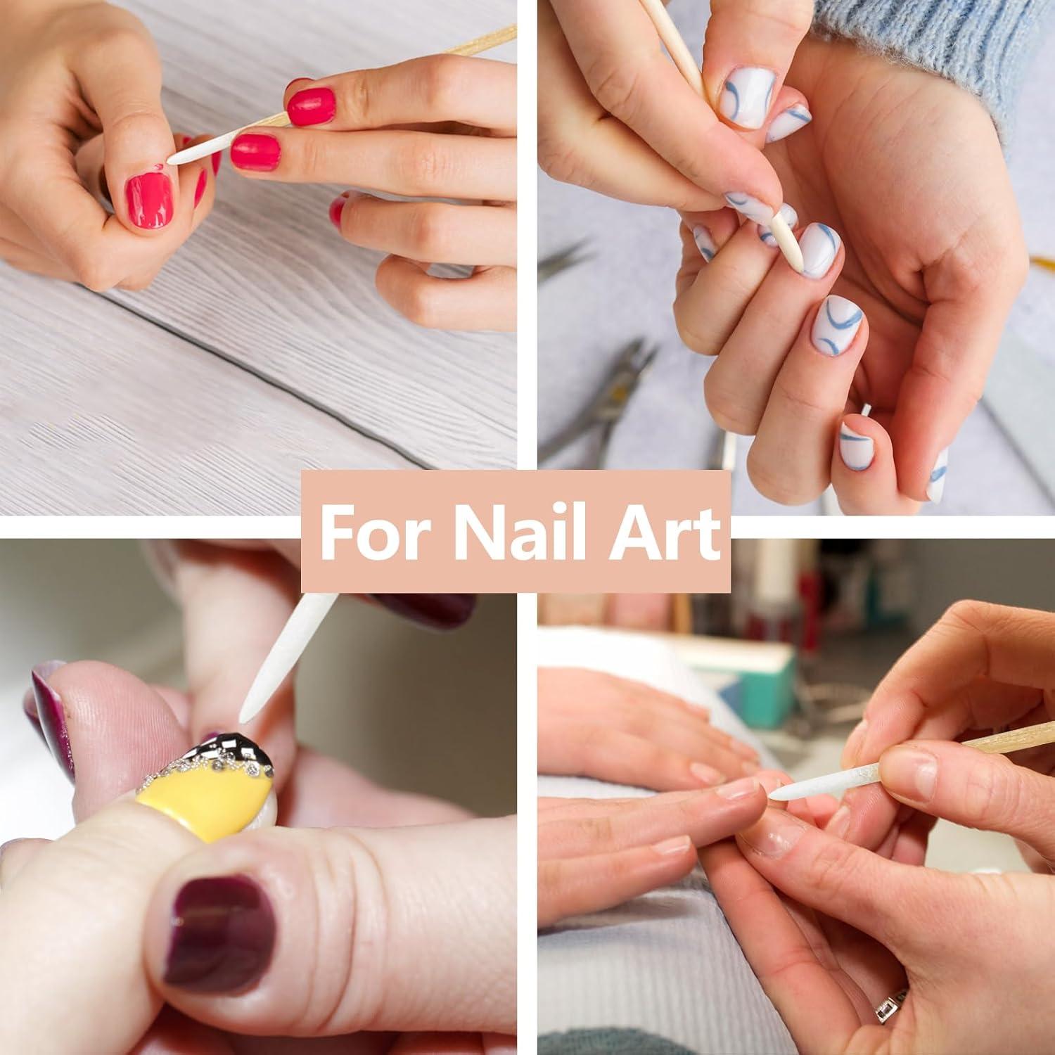 400 Hisopos de Algodón Punta Fina ElELing 10 cm para Belleza