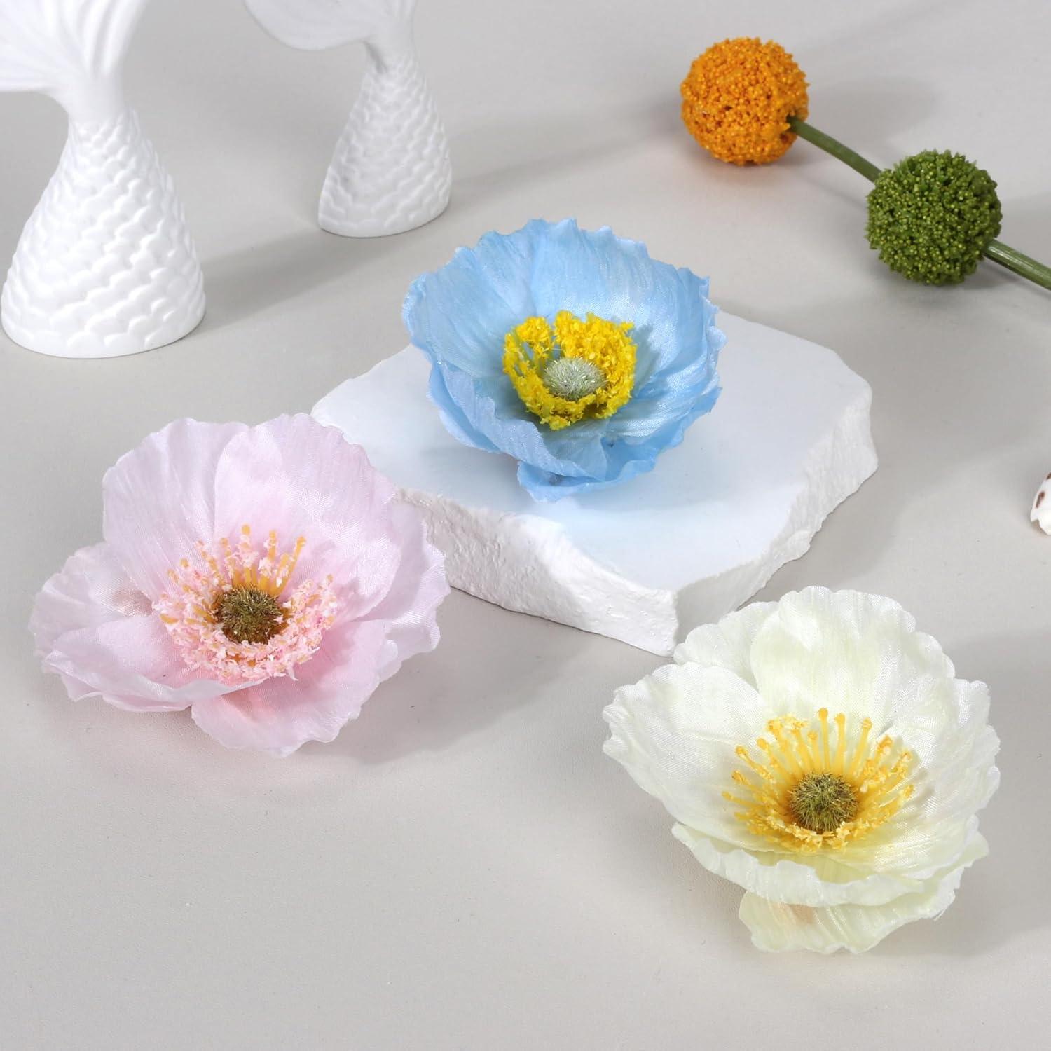 Paquete de 6 Clips para el Cabello VCKOVCKO con Flores Artificiales