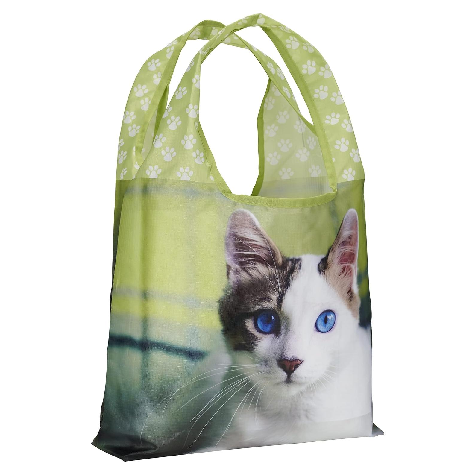 Bolsas de Compras Reutilizables O-WITZ Gato Azul 22.68 kg