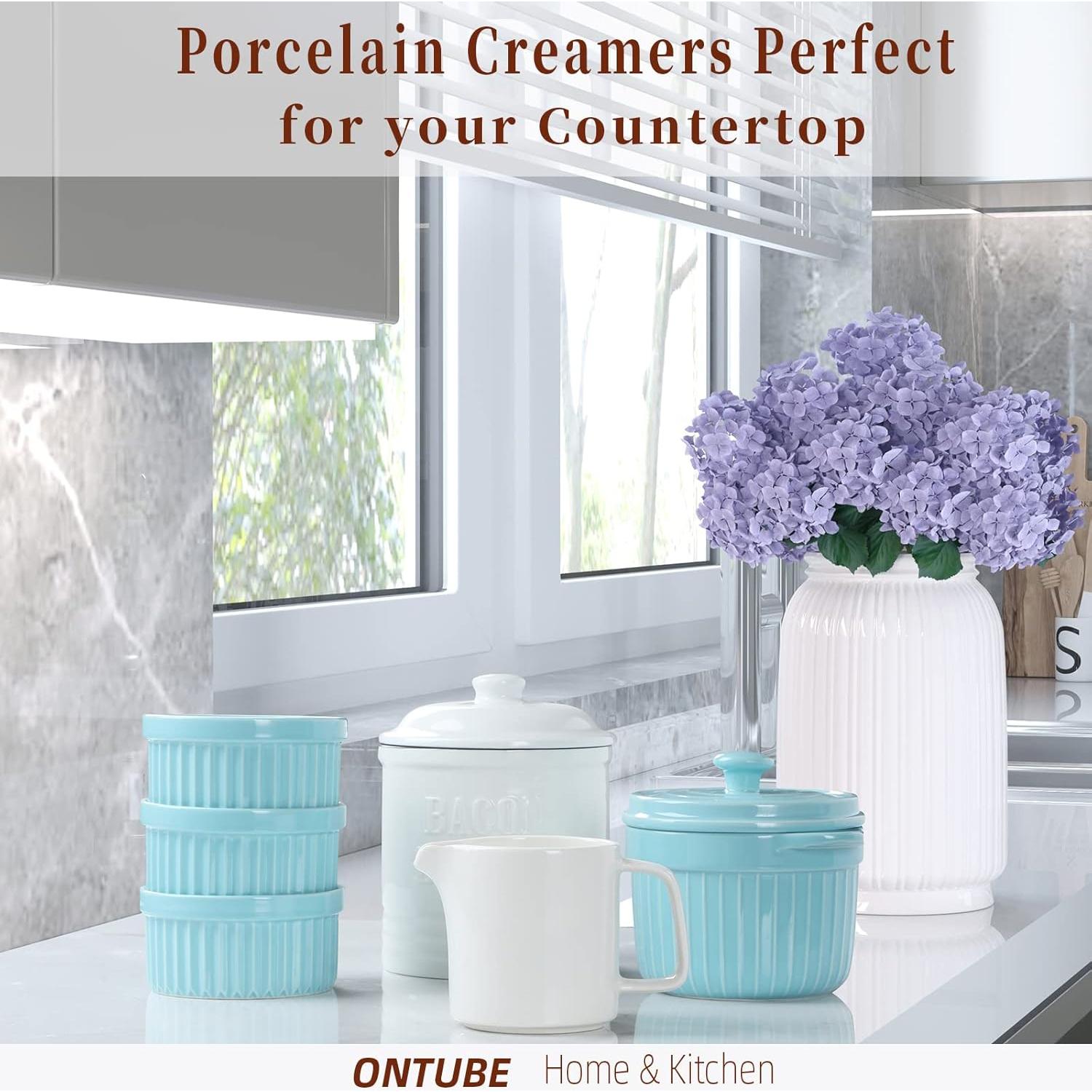 Jarra de Porcelana para Crema ONTUBE 10 oz (283.5 ml)