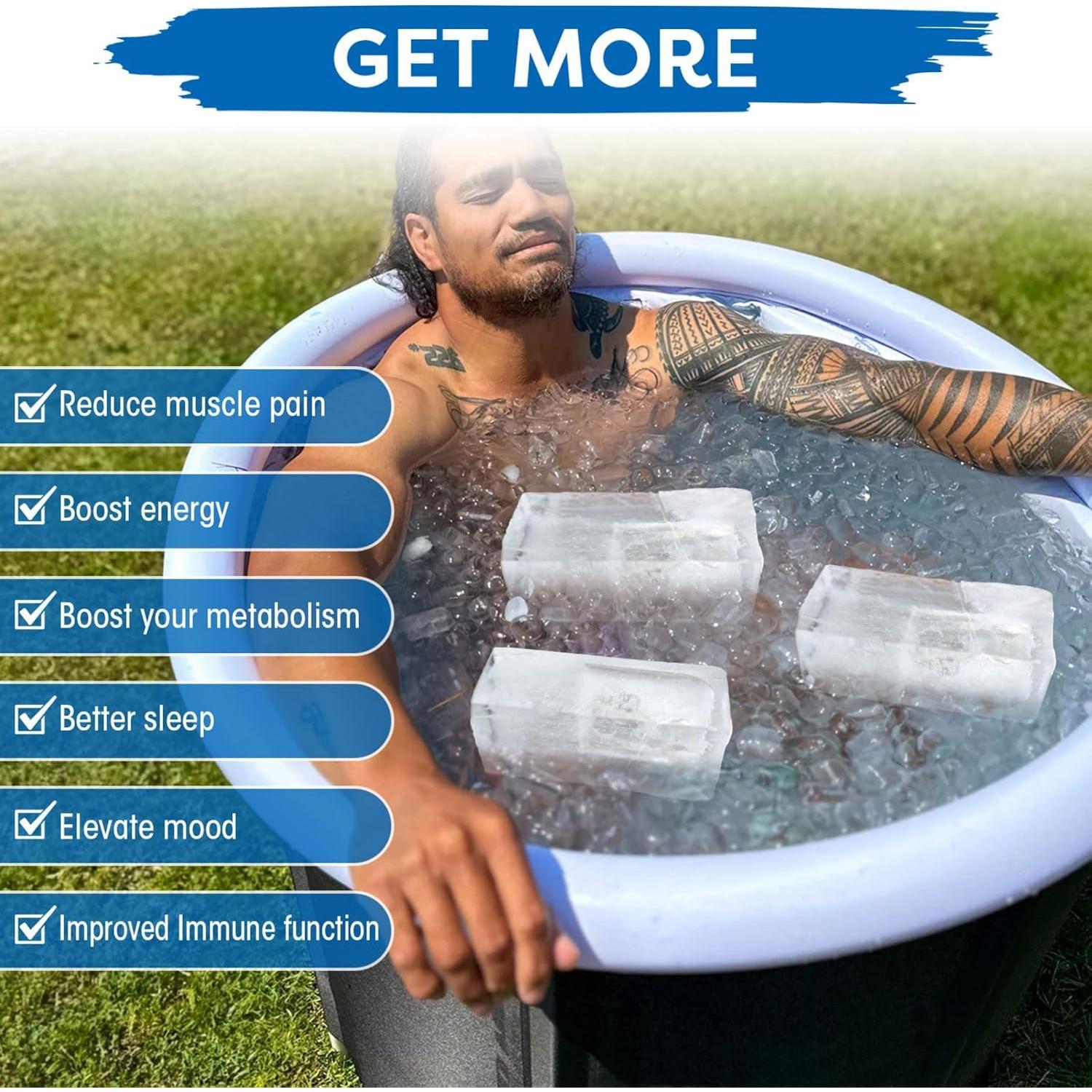 Moldes de Hielo Extra Grande Haldane 2PC 6LB Silicona