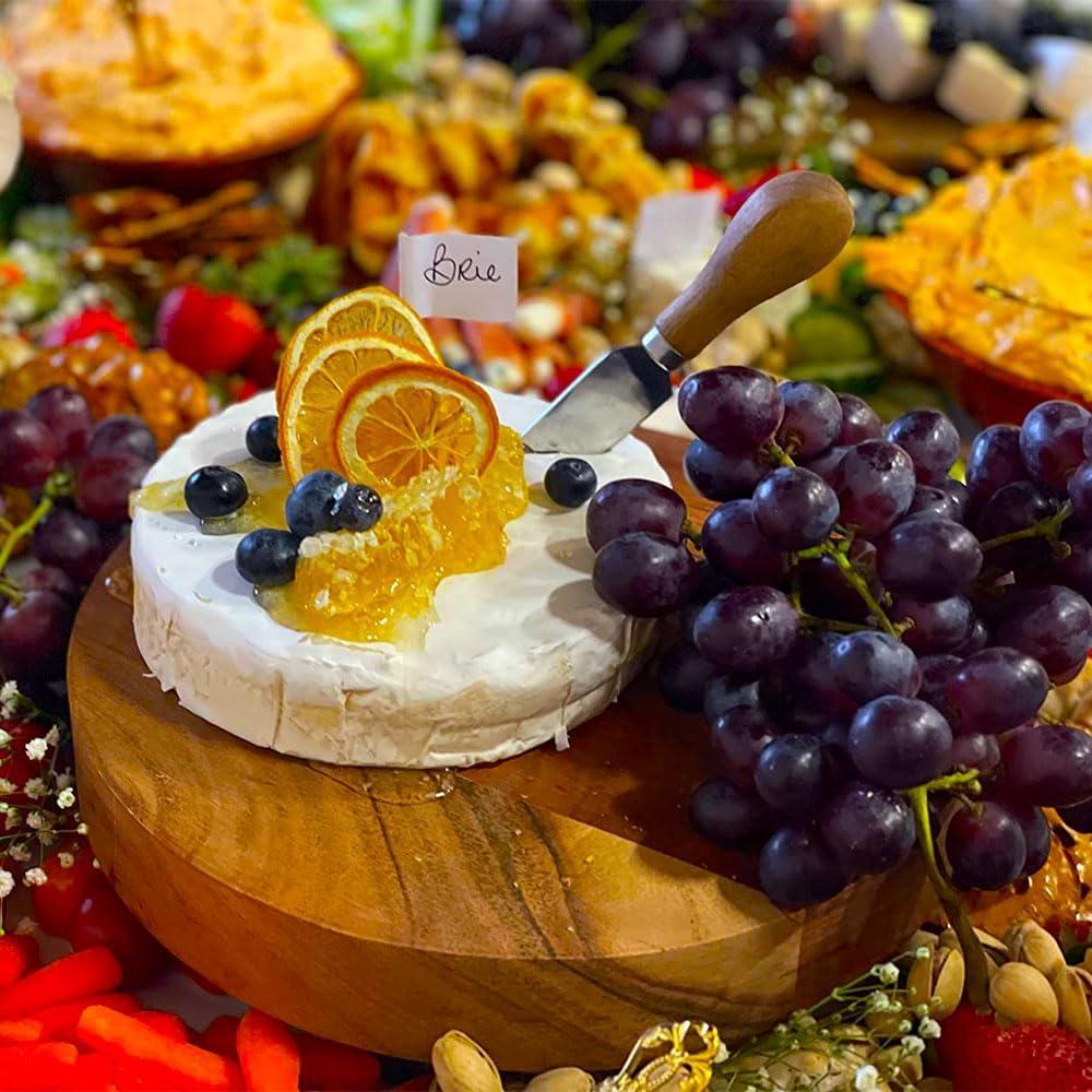 Juego de cuchillos para untar queso Linwnil - 21 piezas