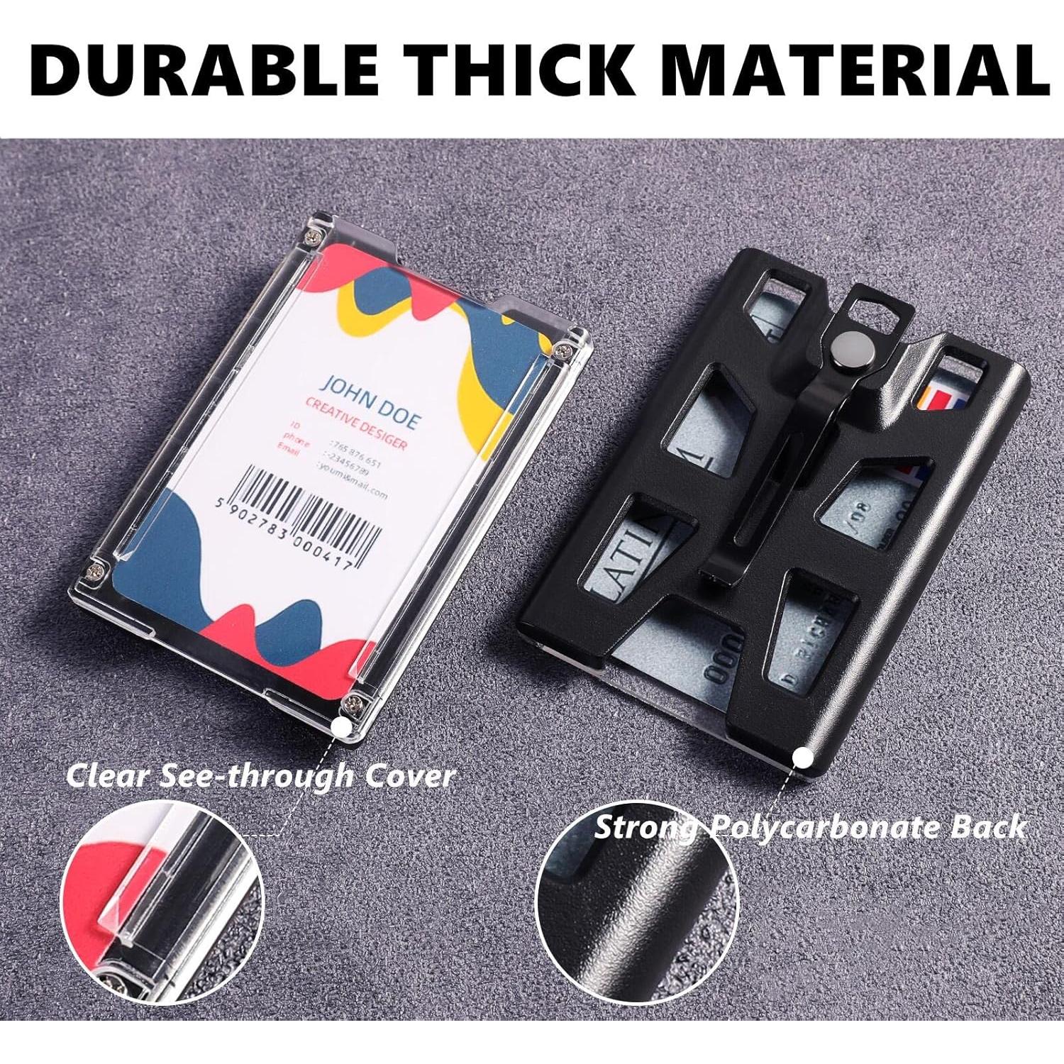 Soporte de Insignia ZAZE con Lanyard y Clip - Negro