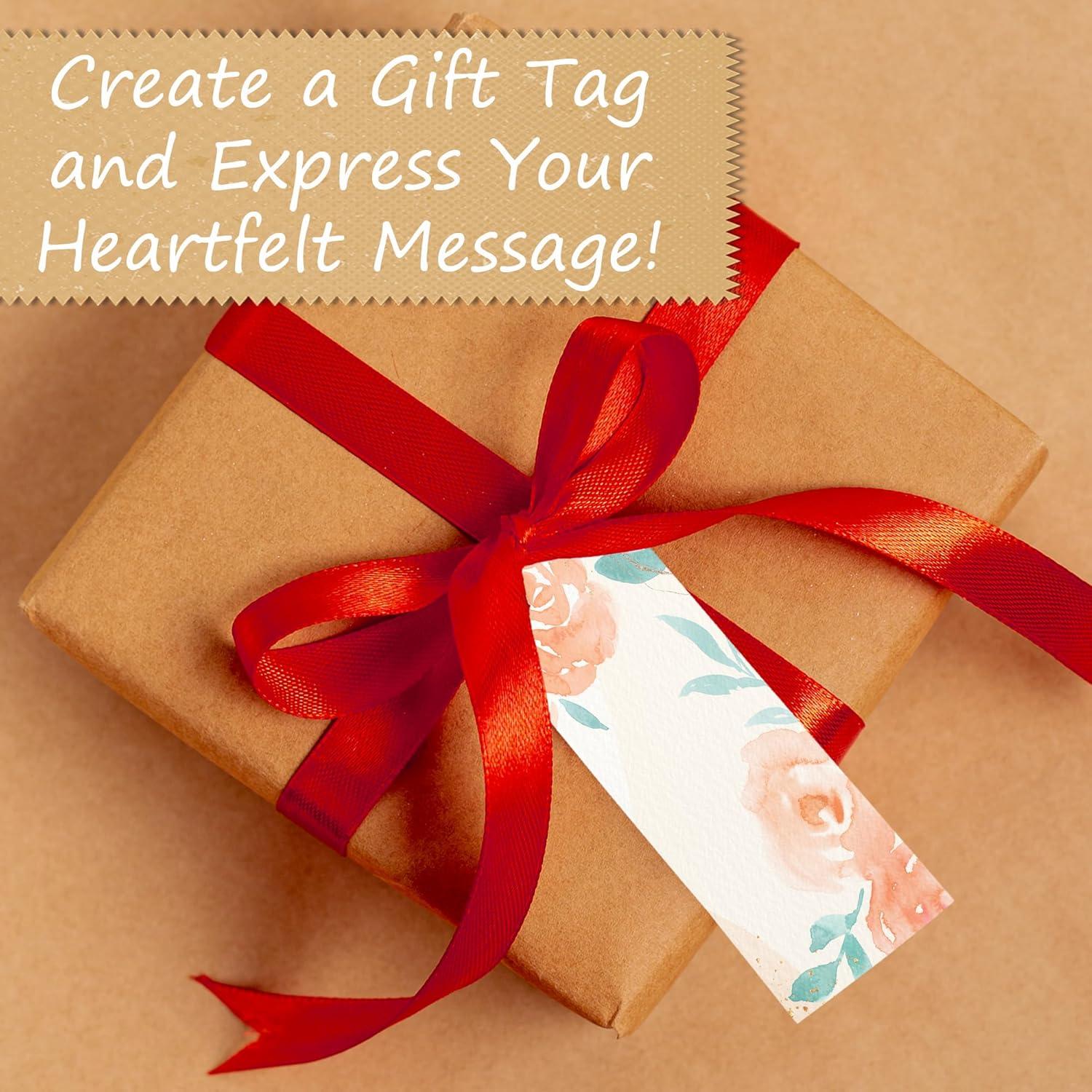 30 Marcadores en Blanco LUFEEMGA 4.8x15 cm Papel Acuarela 140lb