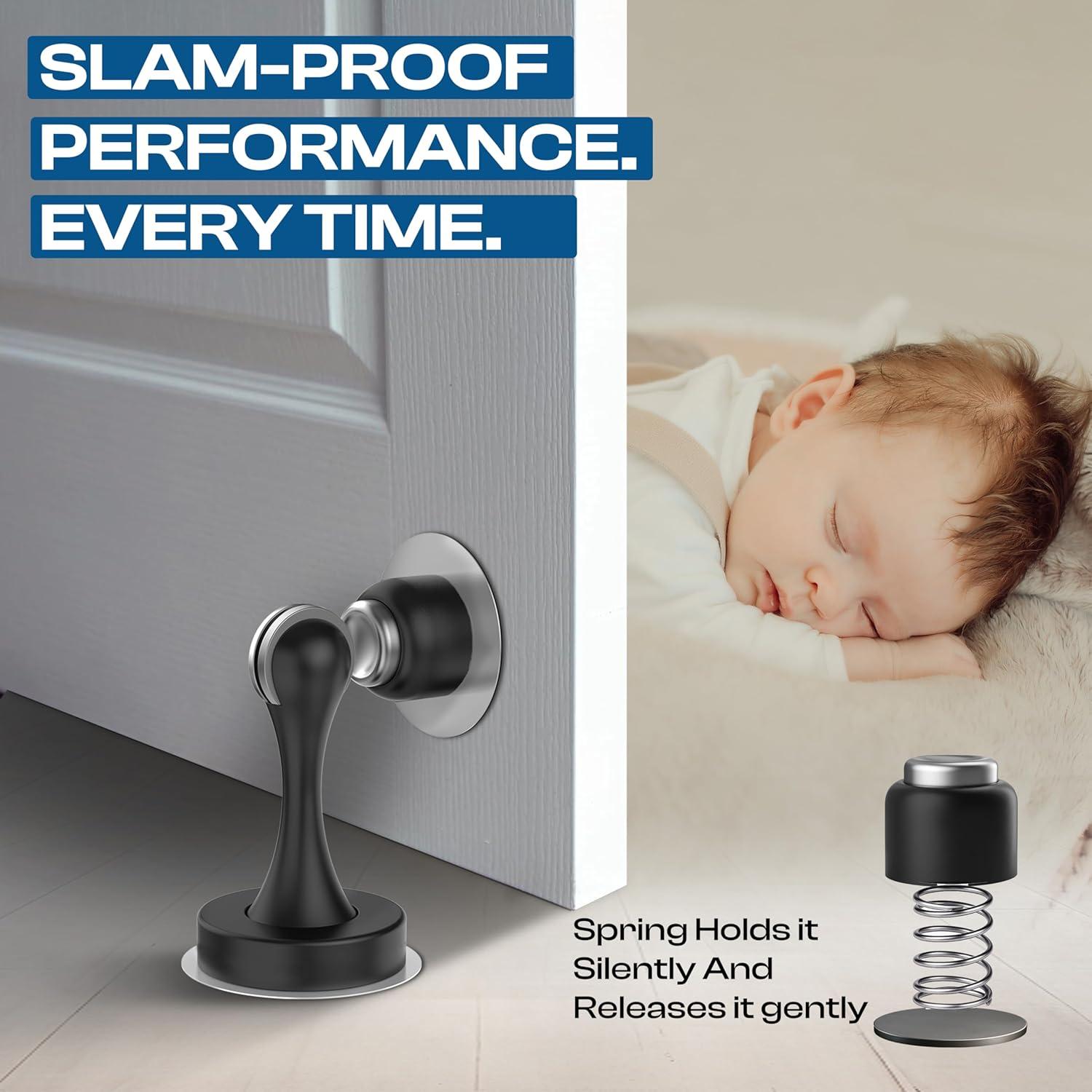 Detenedor de Puerta Magnético OmHome 2023 - Alta Resistencia